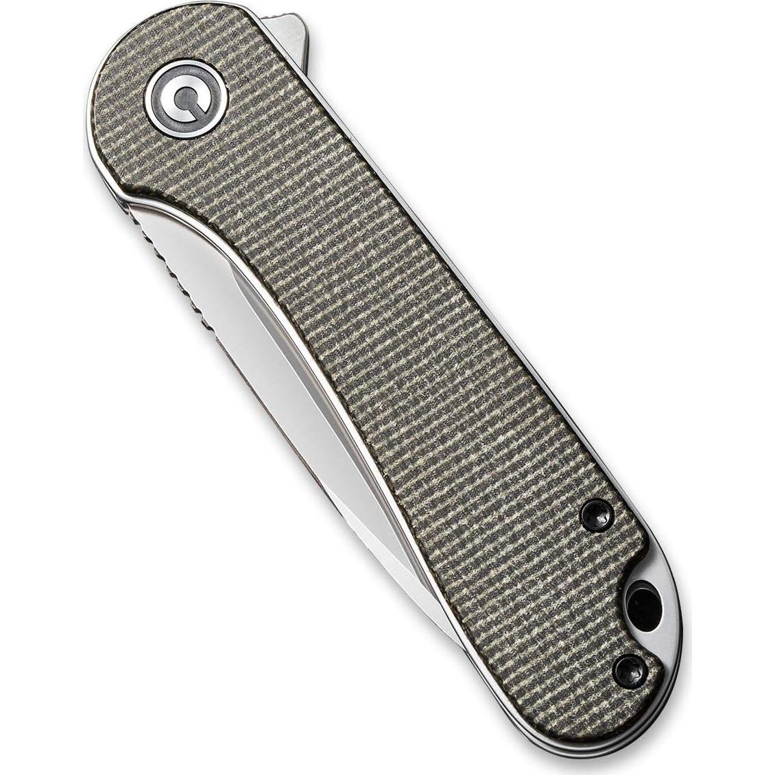 Cuchillo de Bolsillo CIVIVI C907T Verde Oscuro Plegable D2