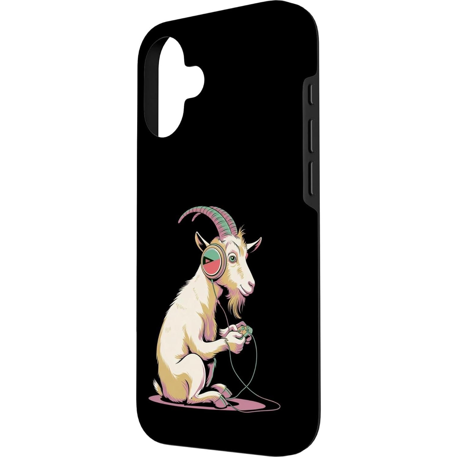 Funda Protectora para iPhone 16 Cabra de Peluche Niños