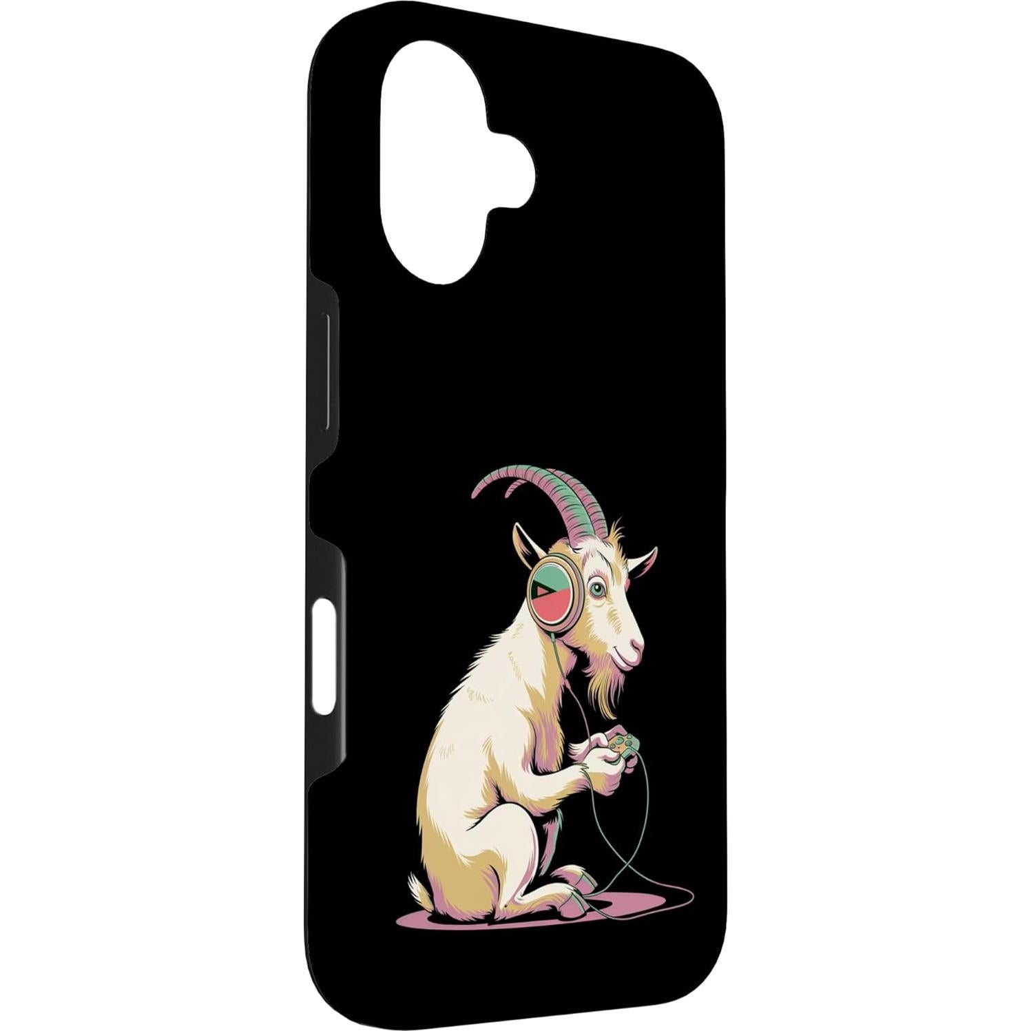 Funda Protectora para iPhone 16 Cabra de Peluche Niños