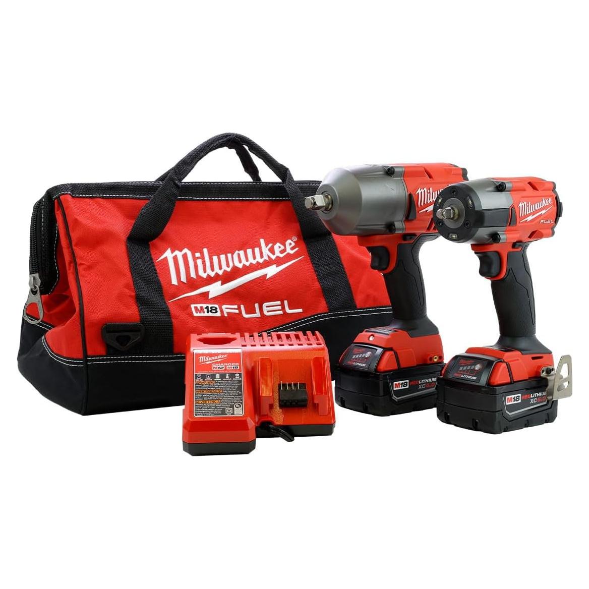 Llave de Impacto Milwaukee M18 FUEL Combo 2 Pcs 1356,8 Nm