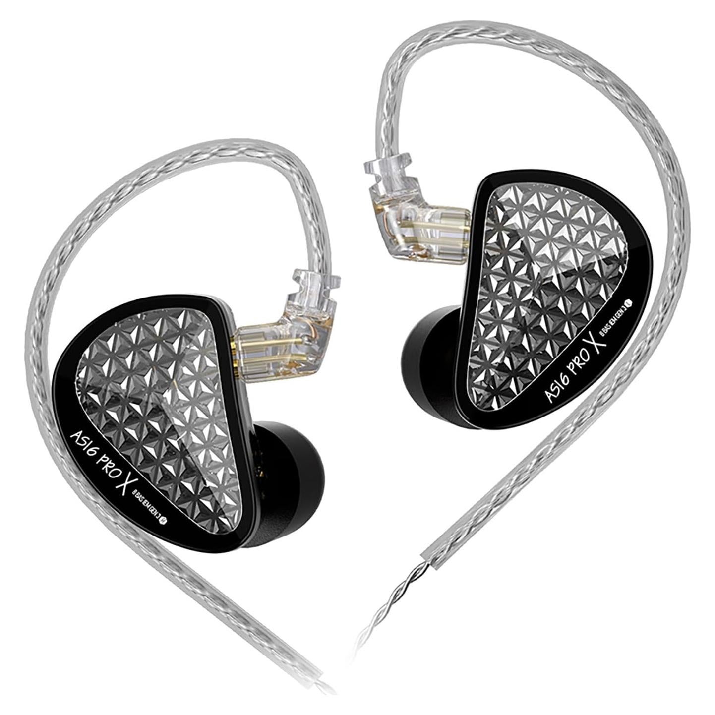 Auriculares KZ AS16 PRO X HiFi In Ear 16BA para Audiophiles