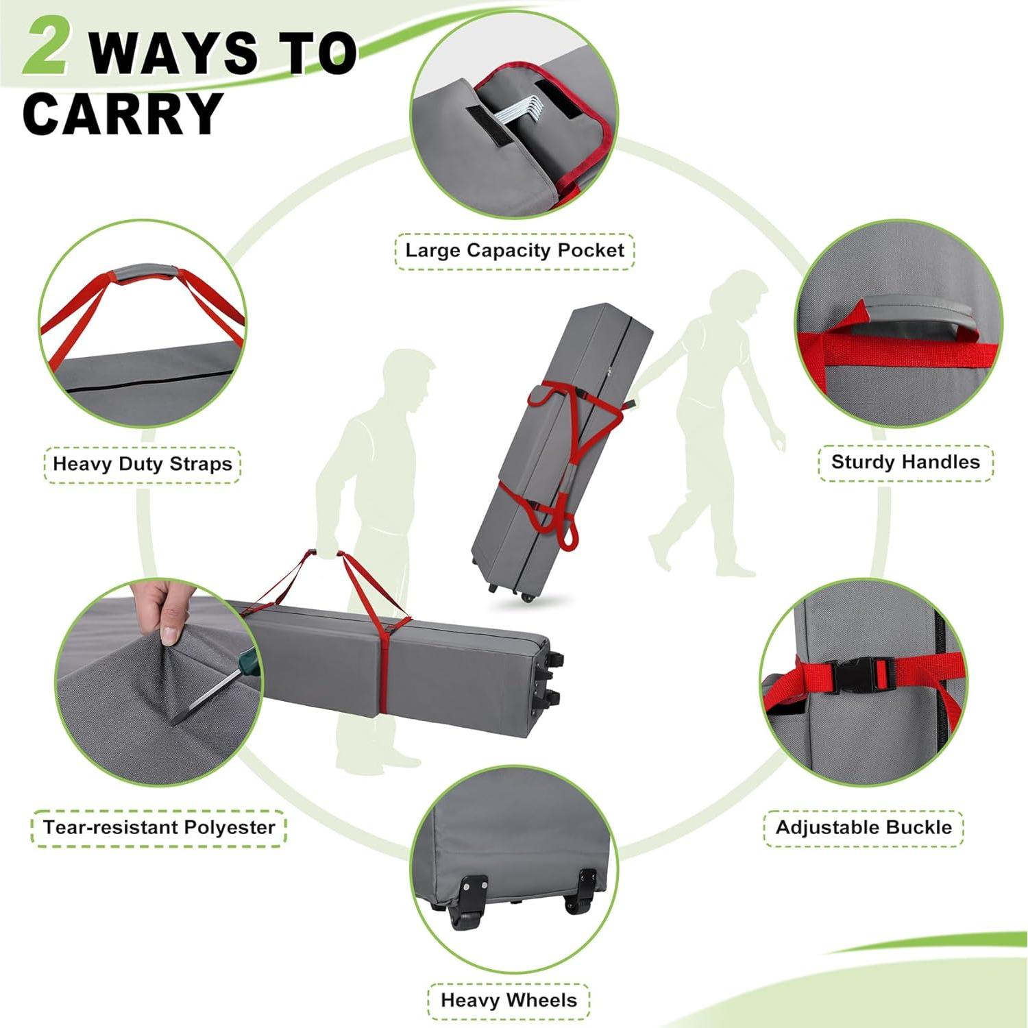 Bolsa de Dosel con Ruedas Cuddly Nest 10x10 pies (3.05m)