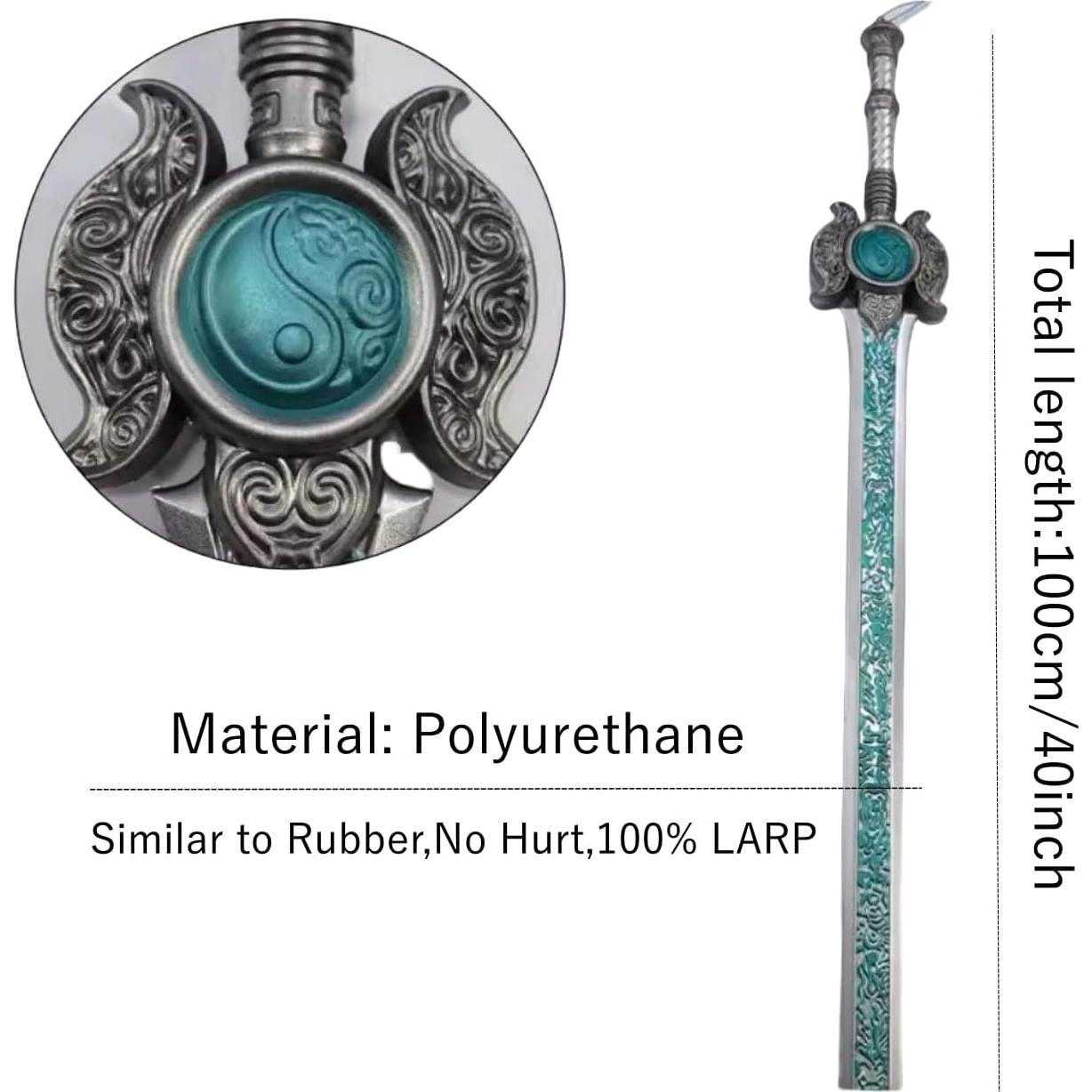 Espada de Cosplay Damdos Naraka Bladepoint 100 cm PU