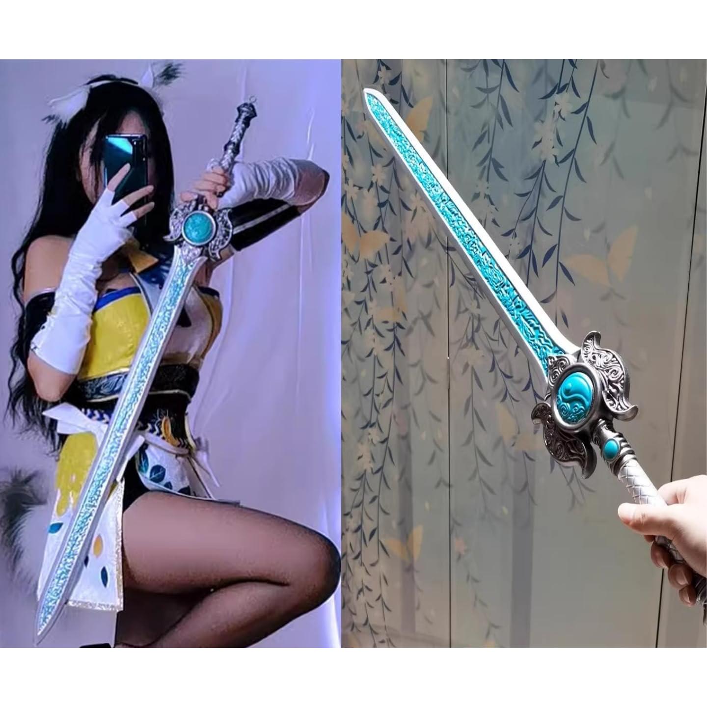 Espada de Cosplay Damdos Naraka Bladepoint 100 cm PU