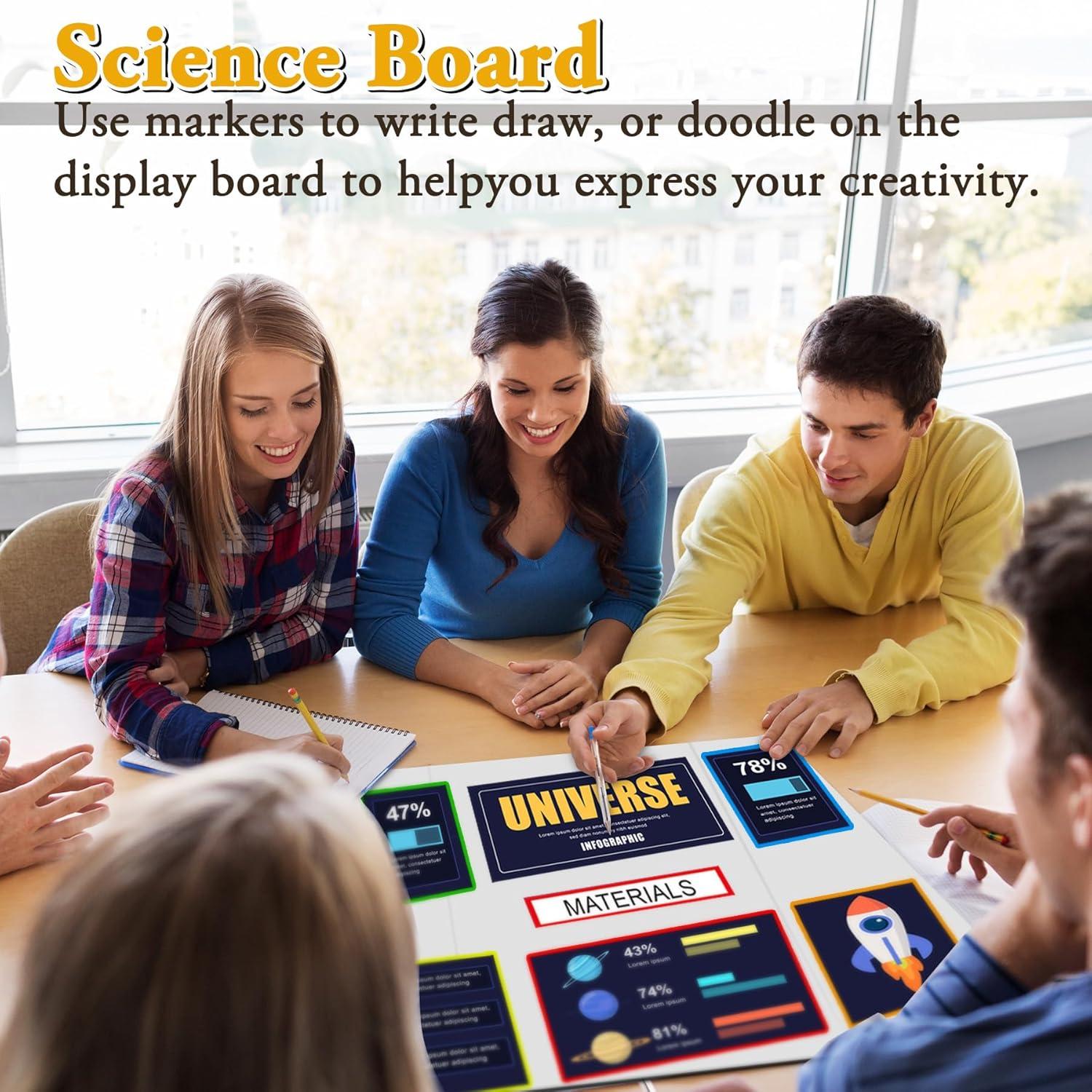 3 Piezas Cartón Plegable para Póster AKONEGE 53x35 cm