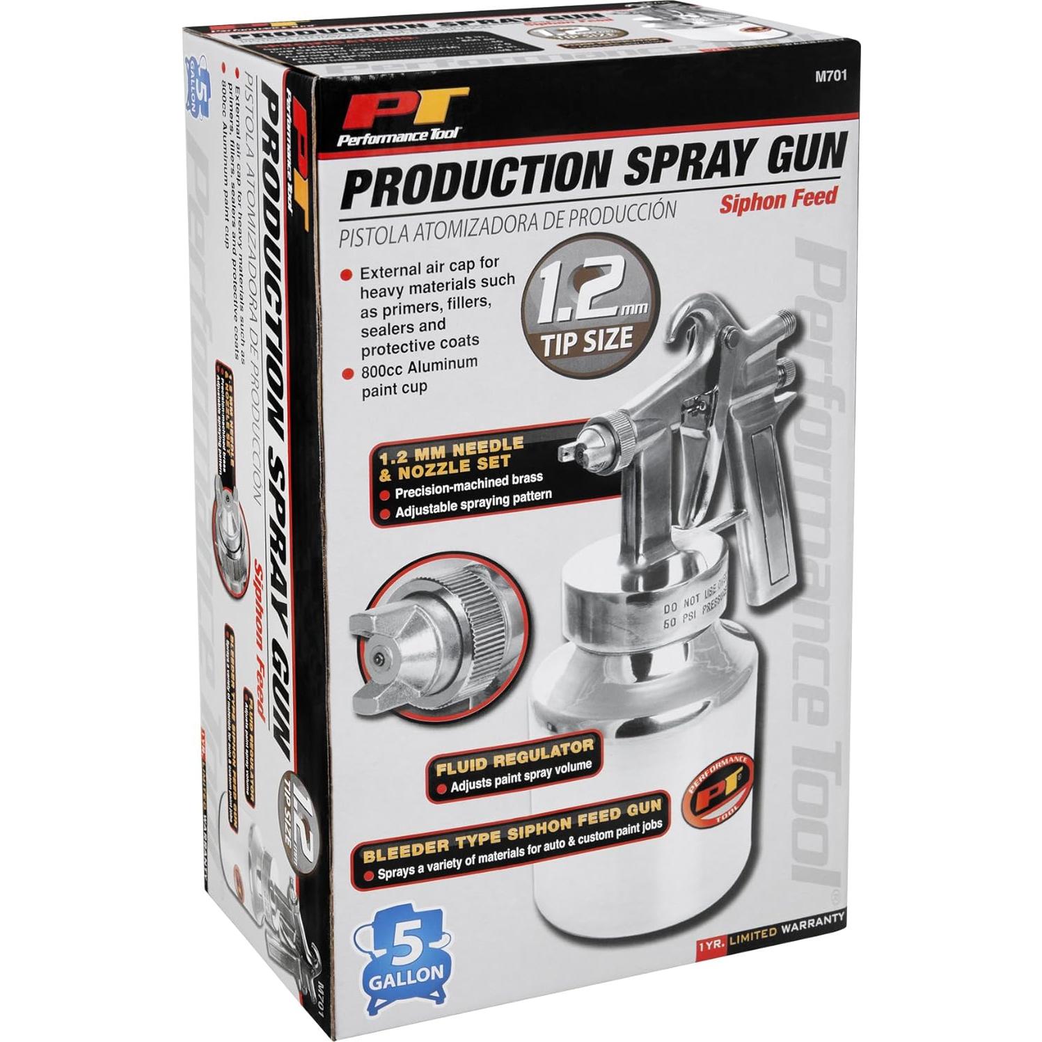 Pistola de Pulverización Herramienta de Rendimiento M701 1.2 mm