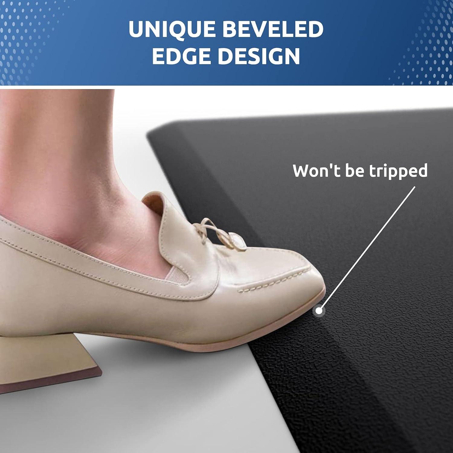 Alfombra Antifatiga KitchenClouds 71x44cm Impermeable Negra