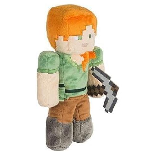 Juguete de Peluche Grande Alex 30 cm con Hacha Desmontable