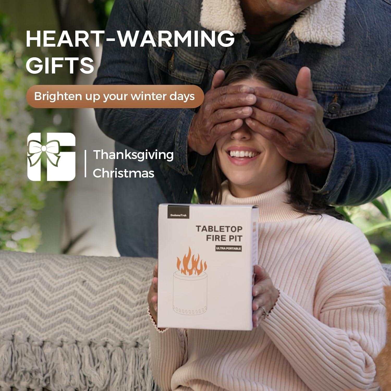 Hoguera Portátil Sin Humo Dodometrek 14cm Acero Inoxidable