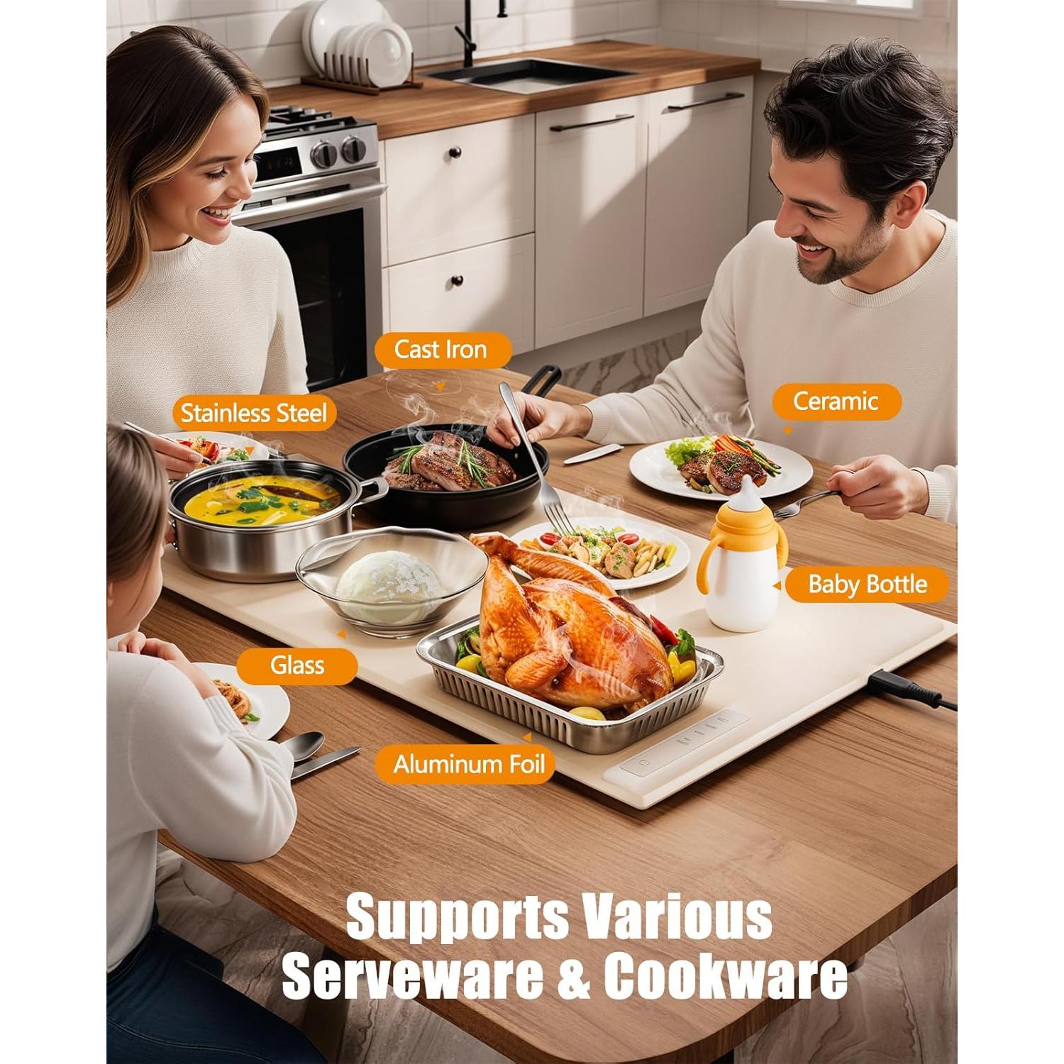 Alfombrilla Calentadora Eléctrica FULSUNT 60x40cm 3 Temperaturas