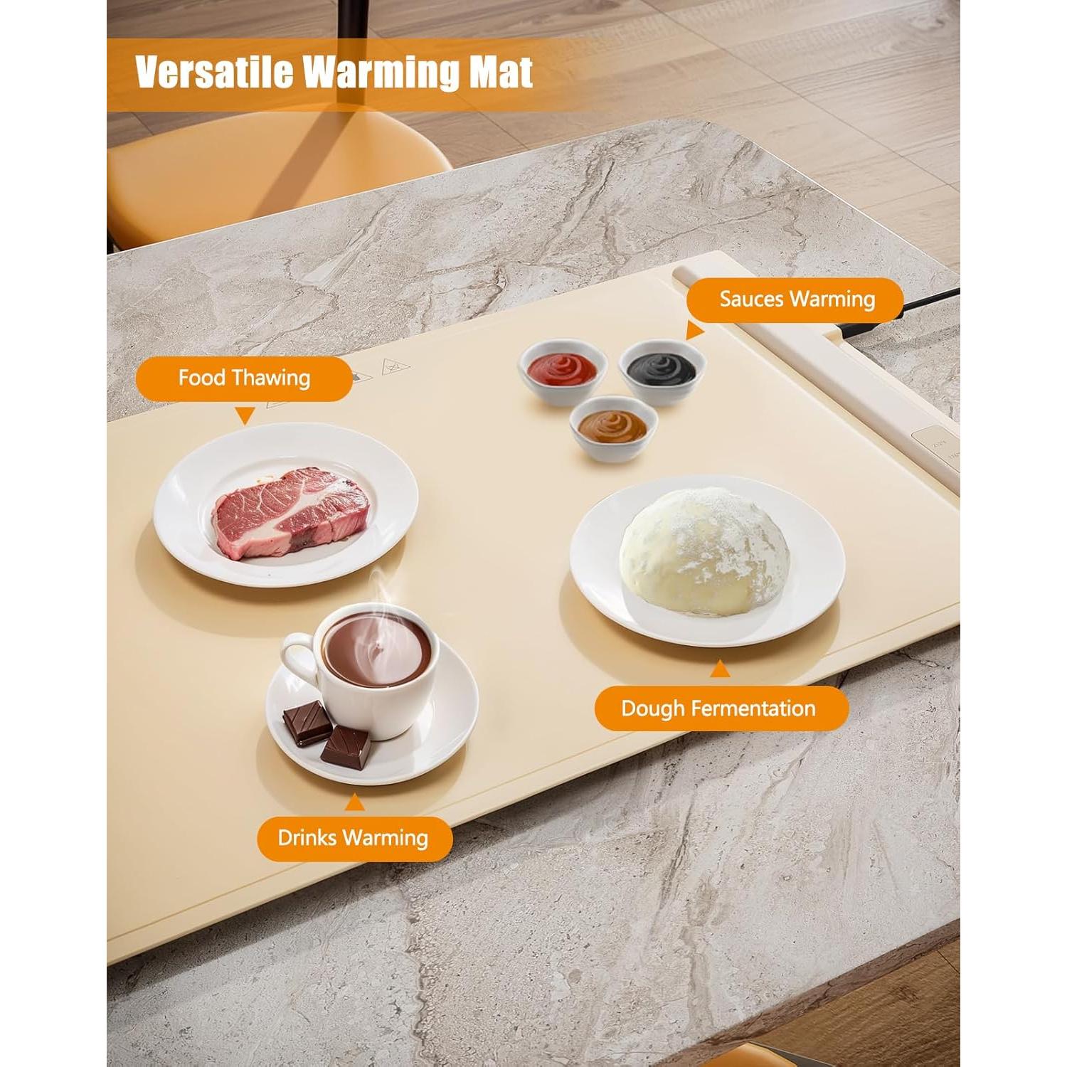 Alfombrilla Calentadora Eléctrica FULSUNT 60x40cm 3 Temperaturas