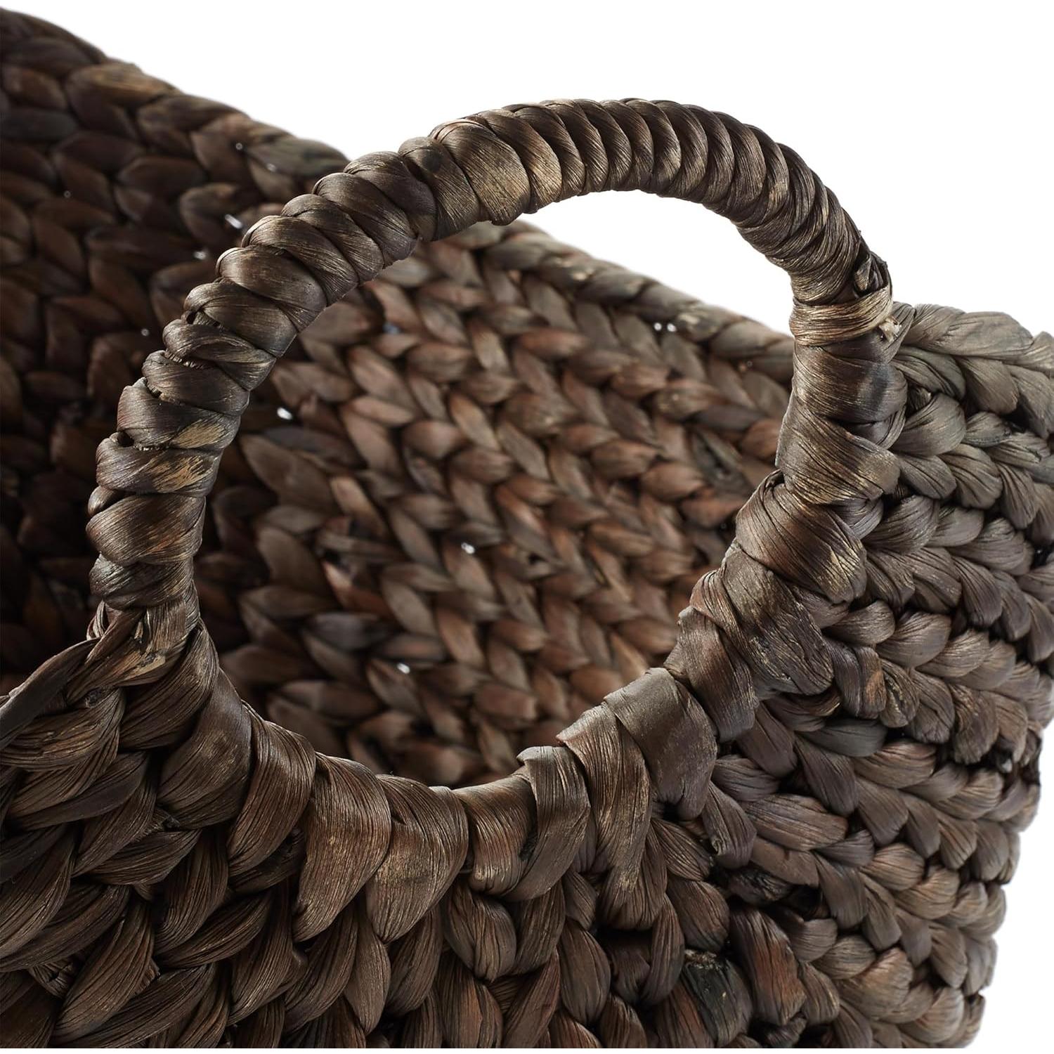 Conjunto de 3 Cestas de Almacenamiento Casafield - Espresso