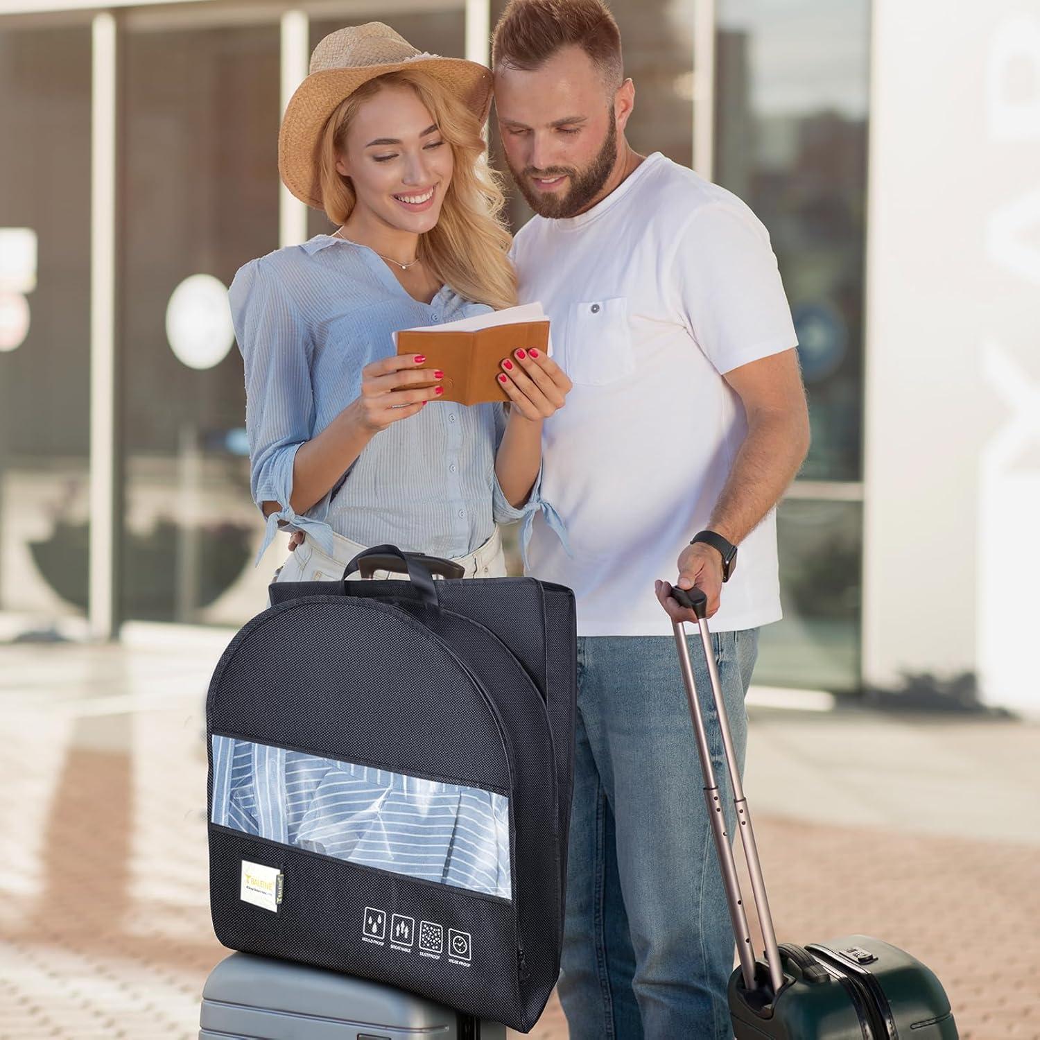 Bolsa de Ropa BALEINE 42" con Ventana Visual - 2 Piezas