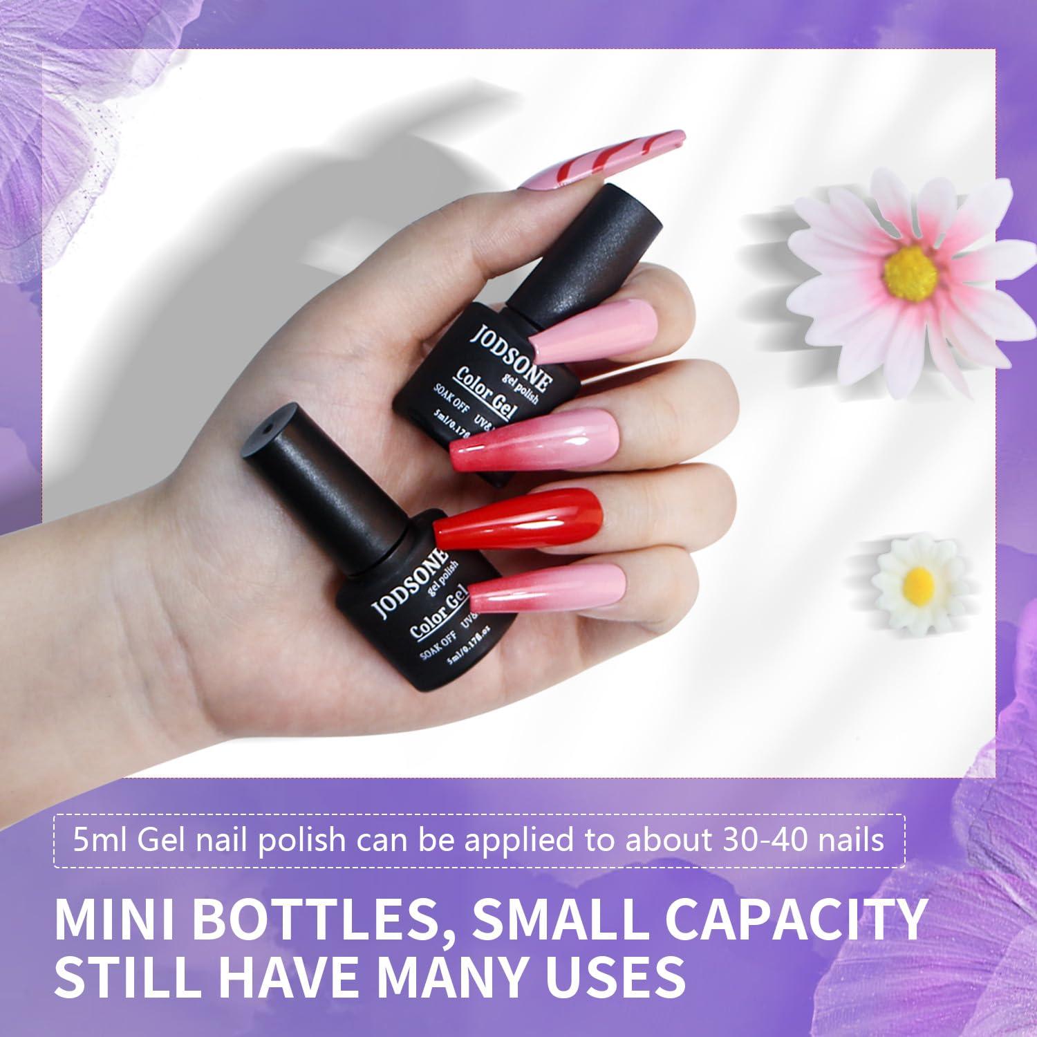 Kit de Esmalte de Uñas en Gel JODSONE 20 Colores con Luz UV