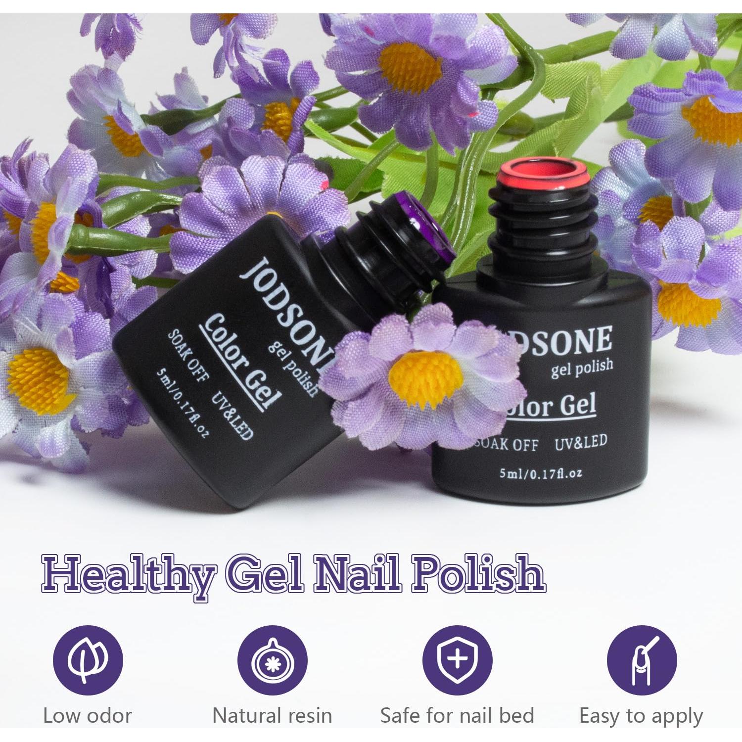 Kit de Esmalte de Uñas en Gel JODSONE 20 Colores con Luz UV