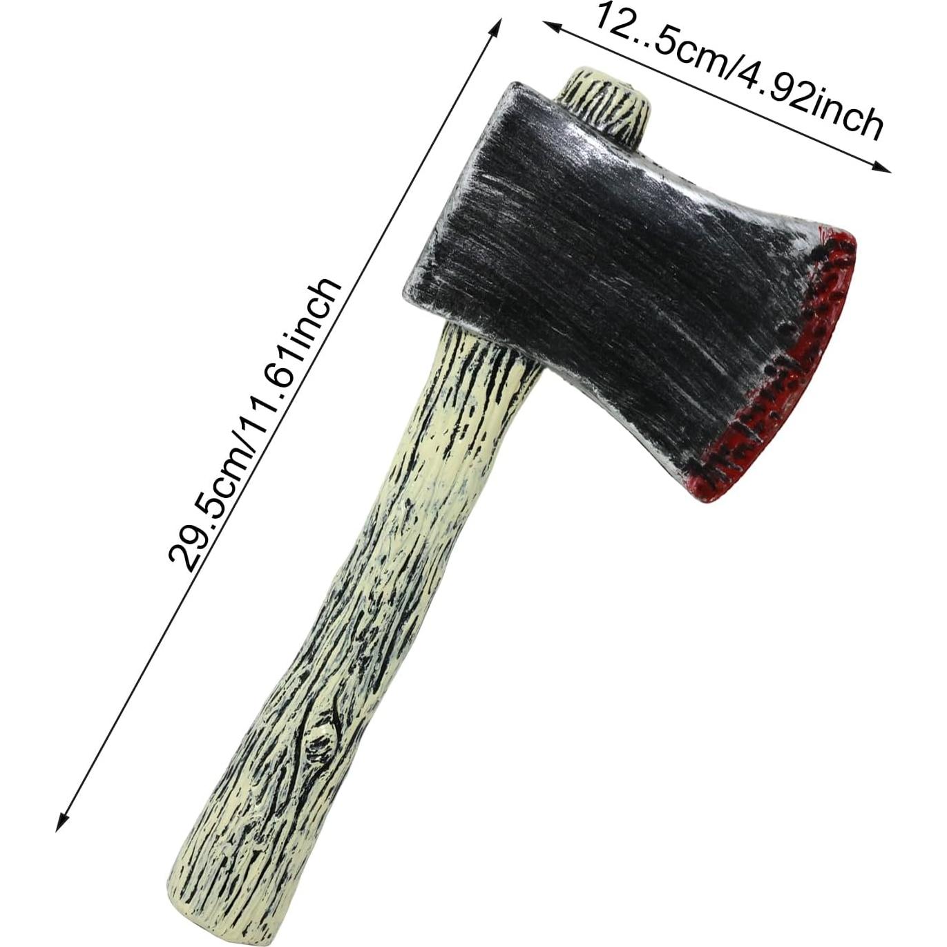 Hacha Grande Artificial Halloween Honbay 29.5 cm Realista