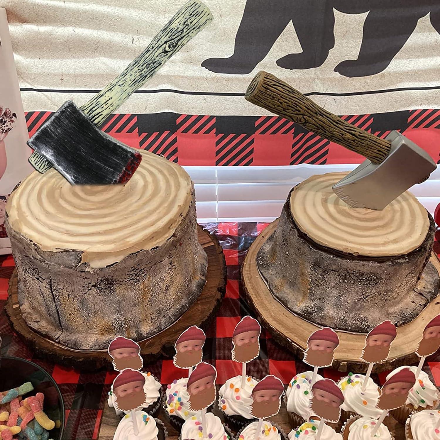 Hacha Grande Artificial Halloween Honbay 29.5 cm Realista