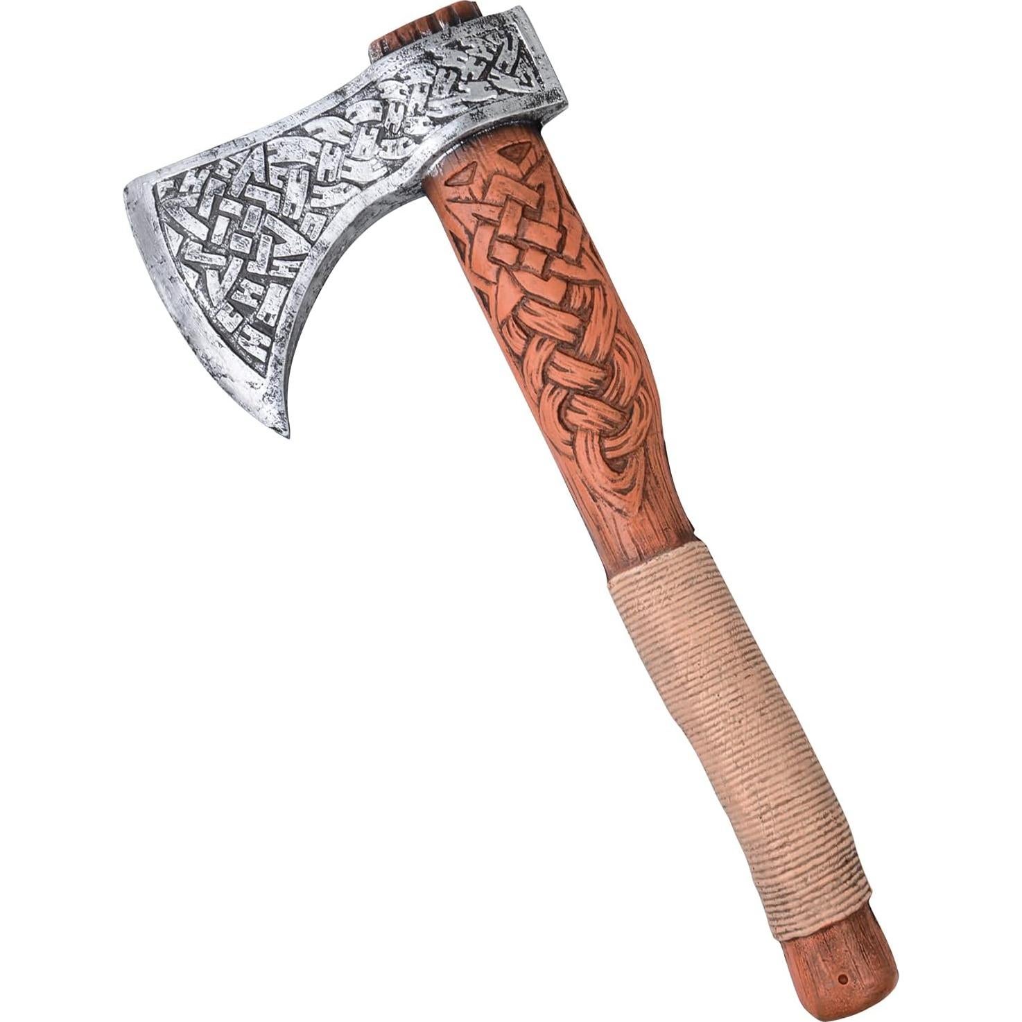 Hacha de Espuma Vikinga LarpGears para Disfraz 35.56 cm