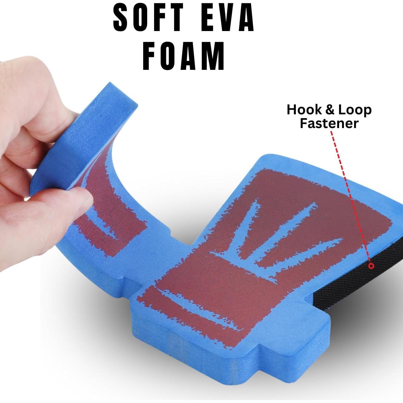 Juego de Lanzamiento de Hachas de Espuma Liberty Imports - 4 Hachas y Objetivo 55,88 cm