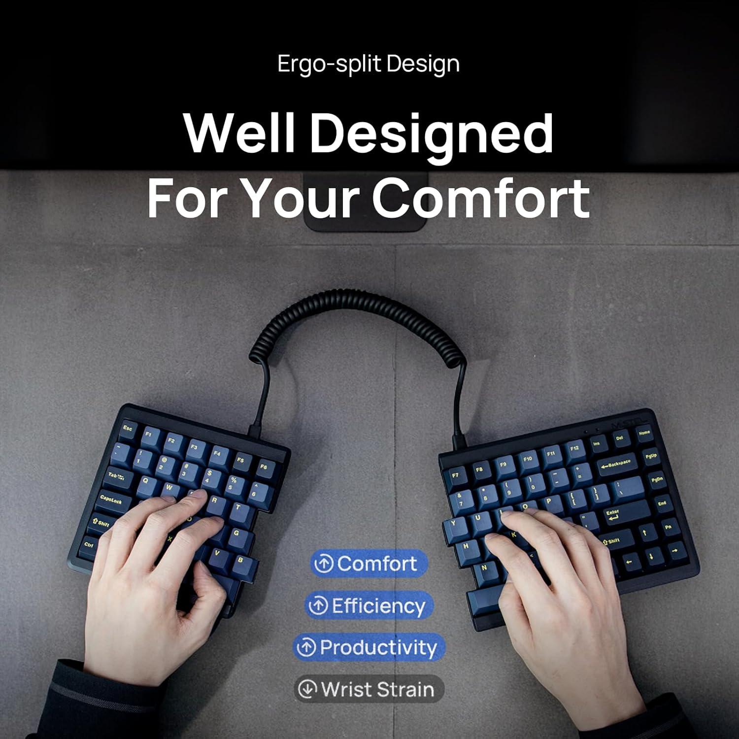 Teclado Mecánico Ergonómico MISTEL MD770 TKL RGB Bluetooth