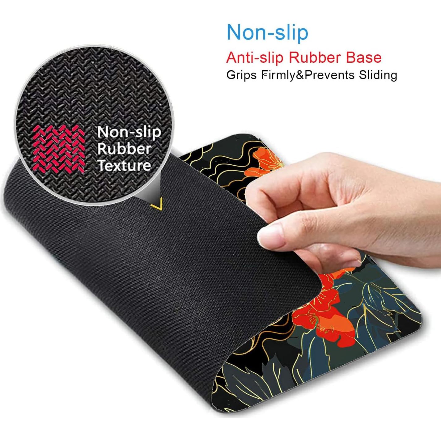 Alfombrilla de Ratón IMAYONDIA Koi Negro Dorado 24.1x20.1cm