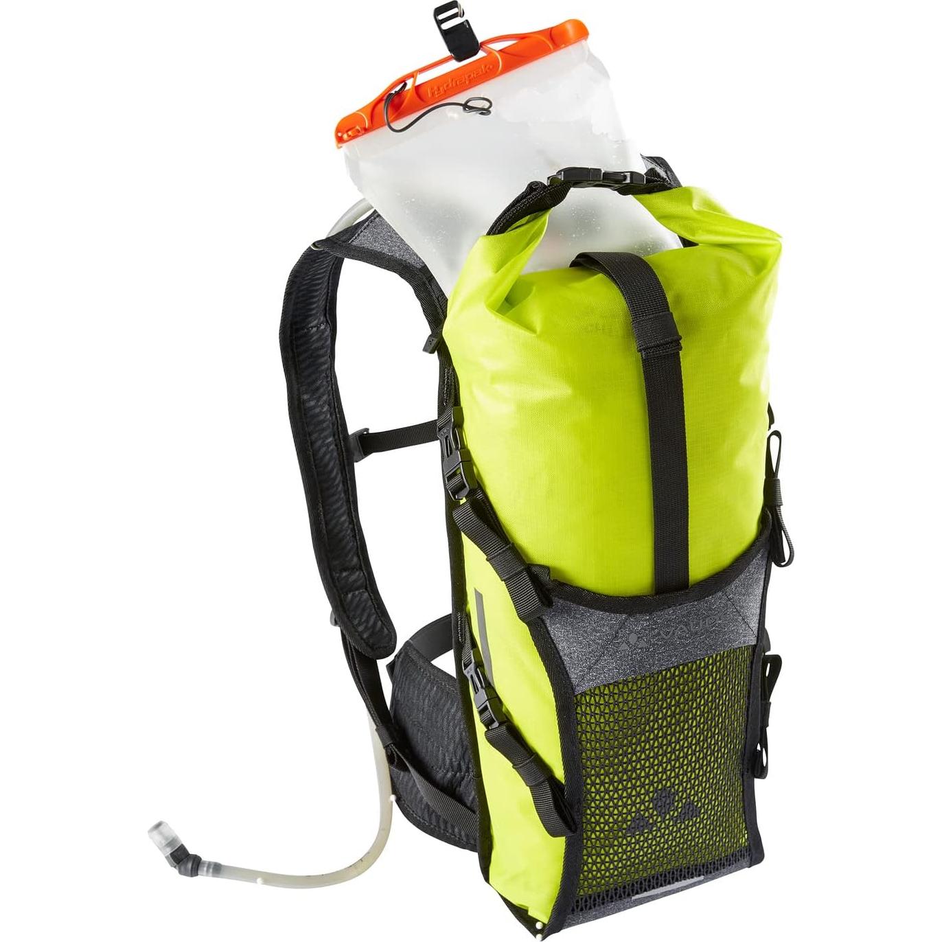 Mochila para Bicicleta Vaude 8L Impermeable Verde/Negro