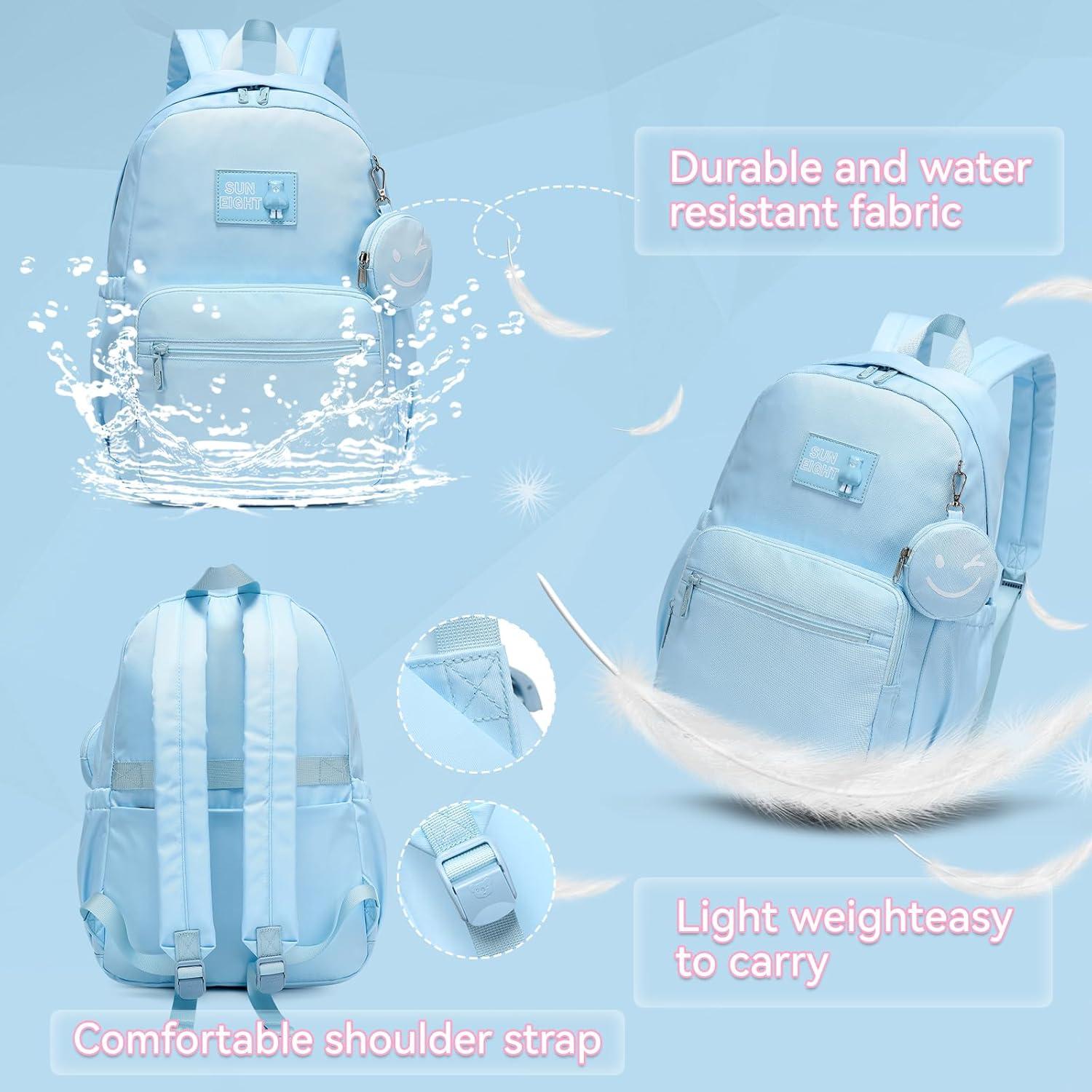 Mochila Escolar Caran·Y 30L Azul Impermeable para Niños