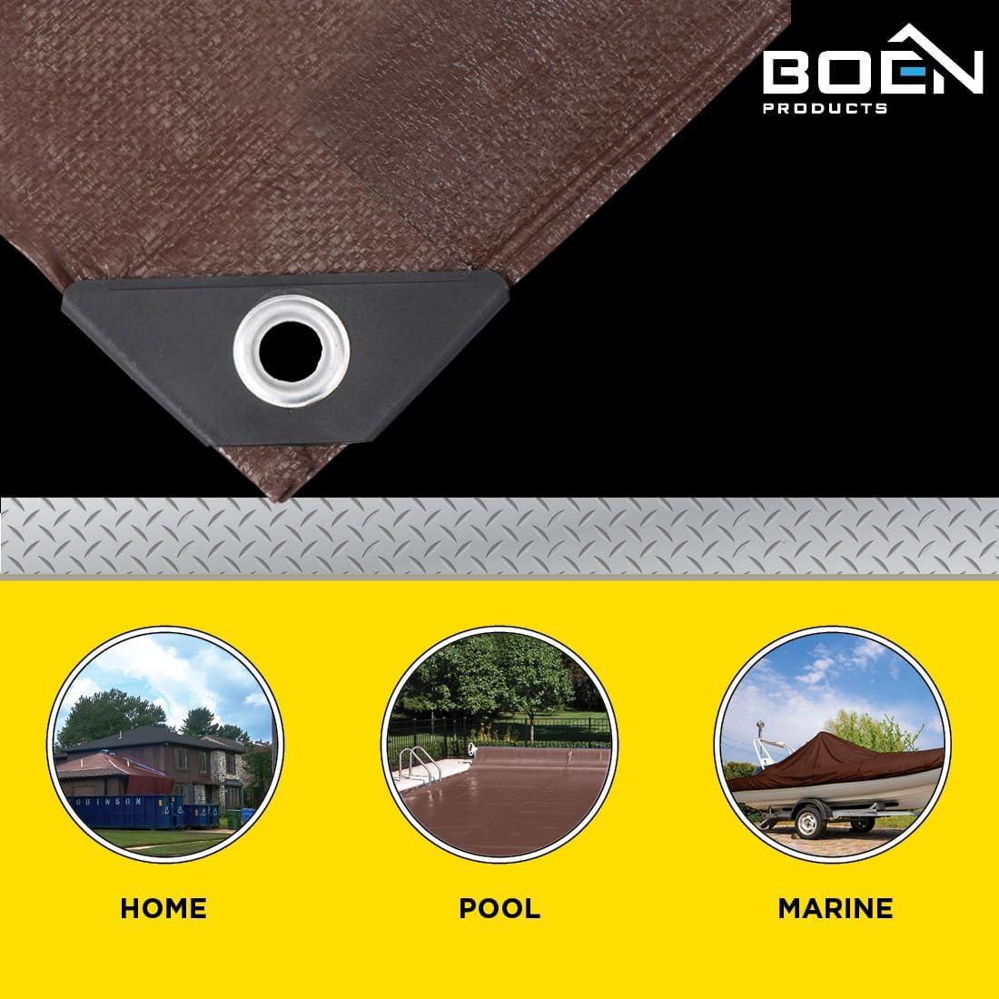 Lona Impermeable Boen 1.22 m x 6.1 m Extra Gruesa 0.4 cm