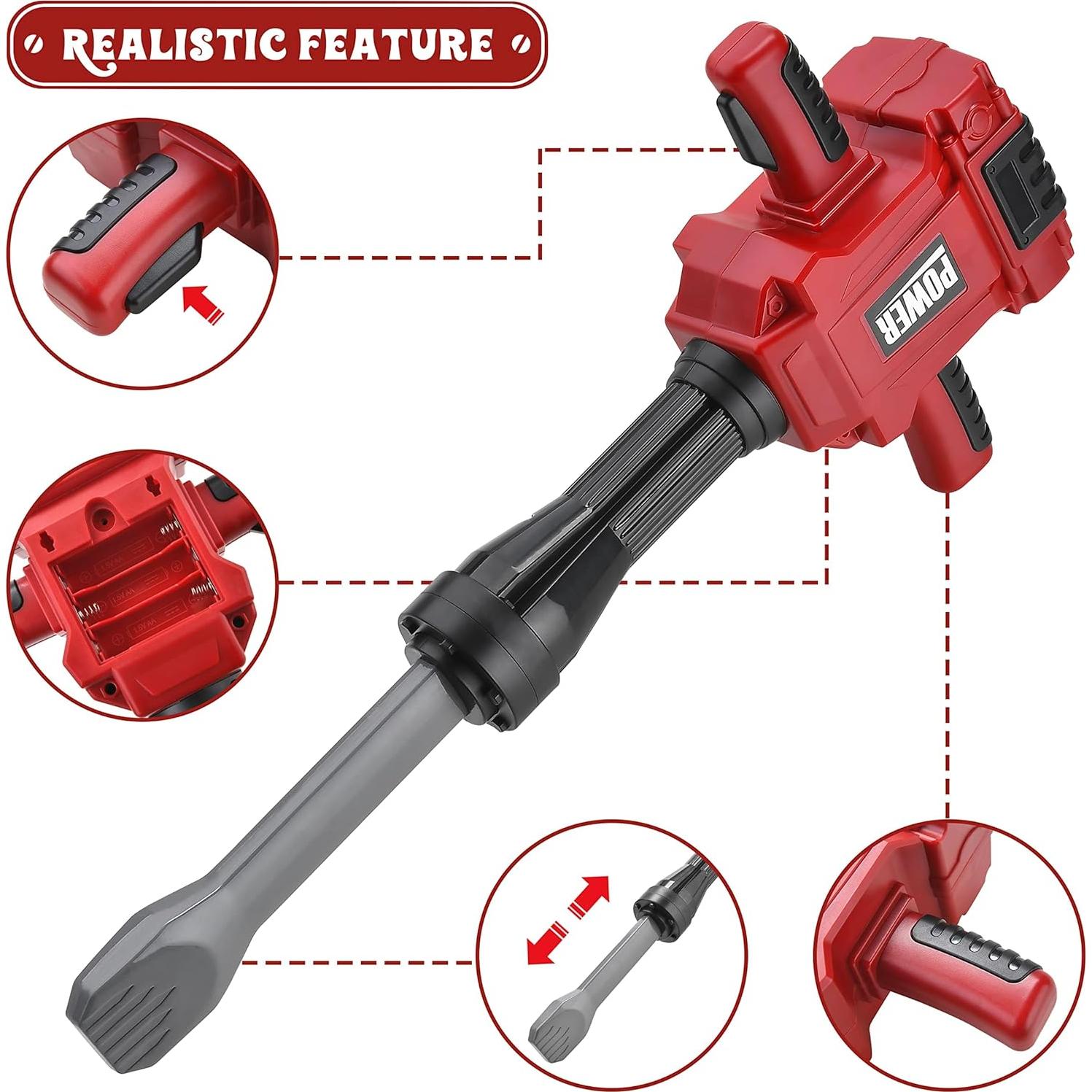 Juguete Martillo Neumático Toy Choi para Niños 3 a 6 Años