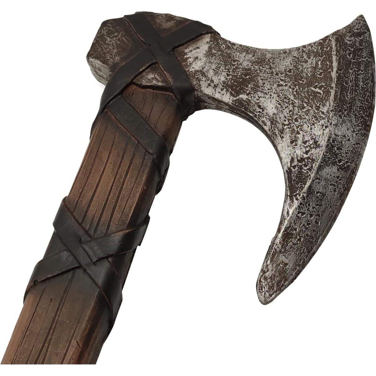 Hacha de Mano Vikinga PU 63.5x13.3 cm Juguete Disfraz