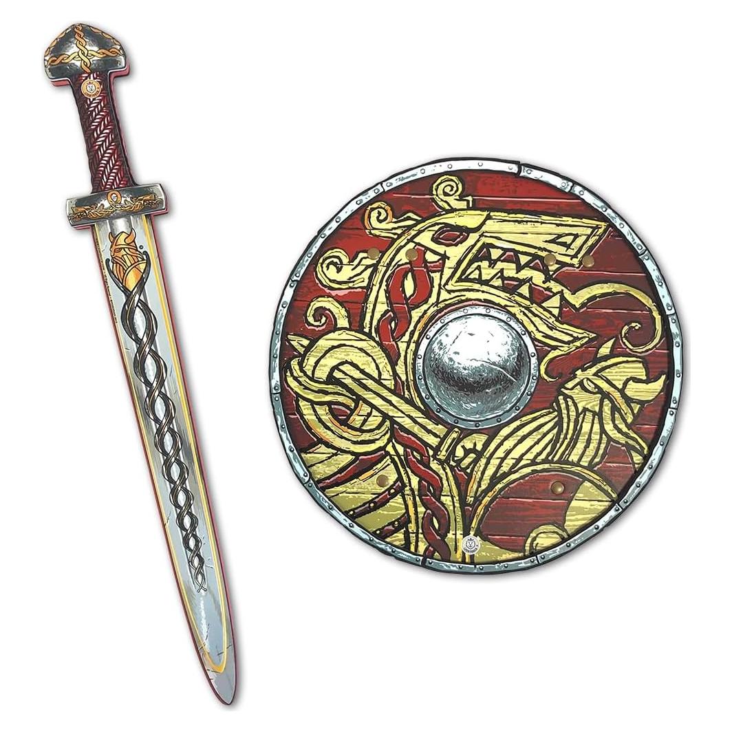 Liontouch Espada y Escudo Vikingo para Niños 3-8 Años