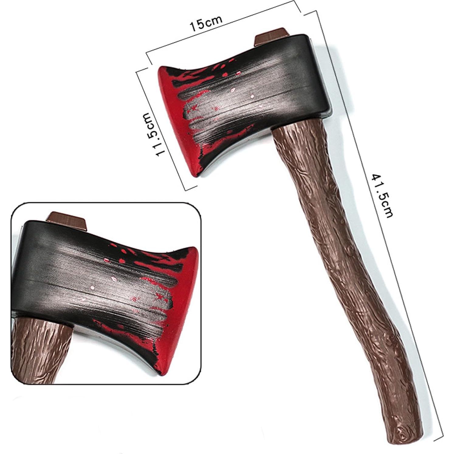 Hacha de Halloween SooChat 41 cm Accesorio Sangriento