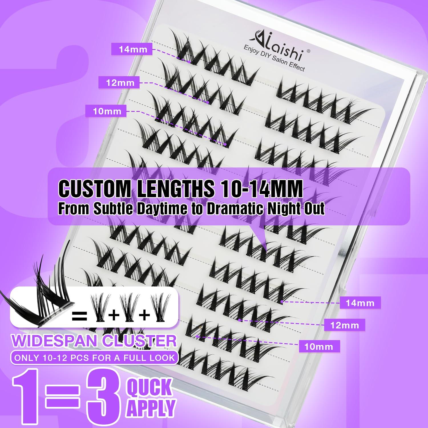 Pestañas Autoadhesivas AILAISHI 10-14mm 60pcs D Curl Fluffy