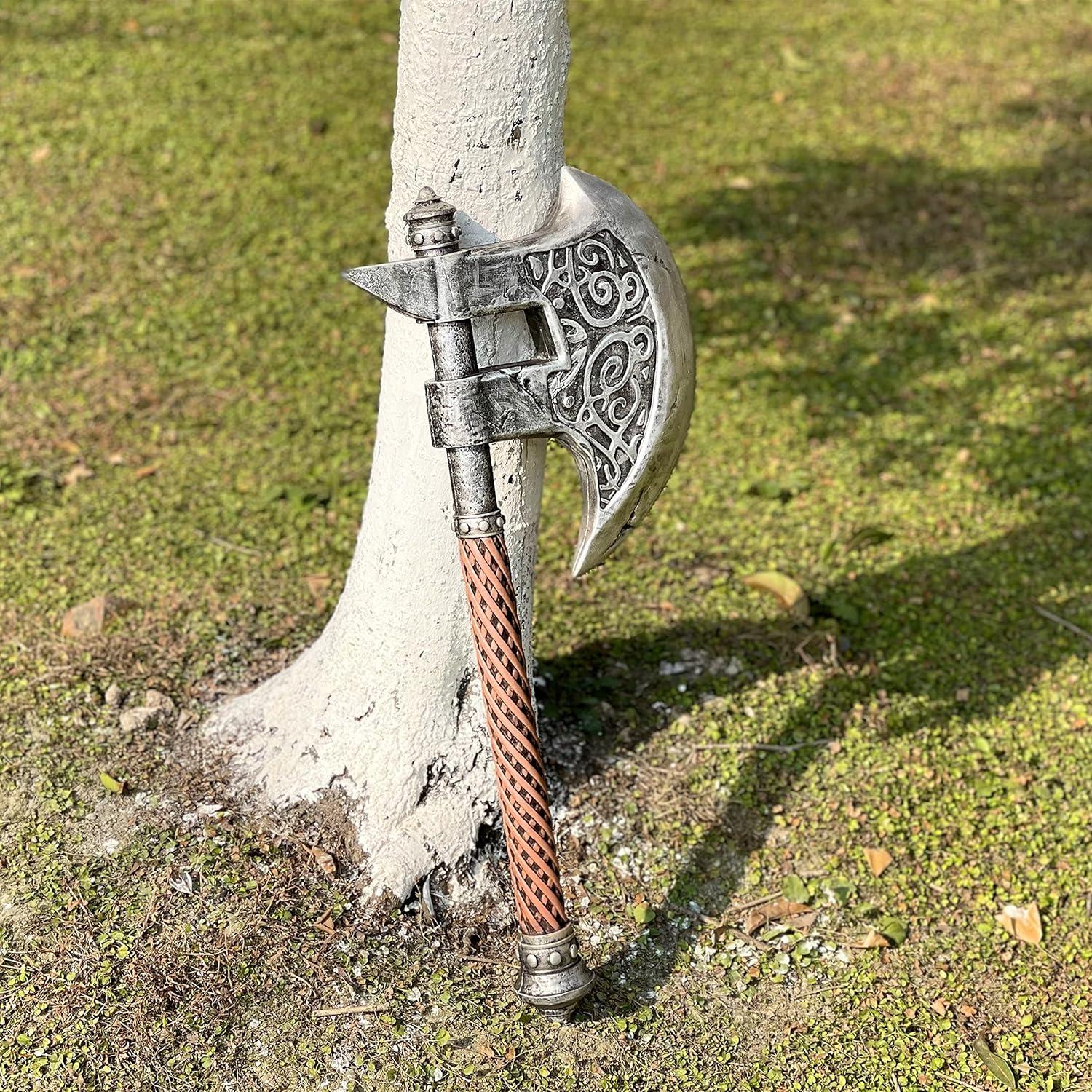 Hacha Vikinga LOOYAR Dragón 74.93 cm Juguete Disfraz