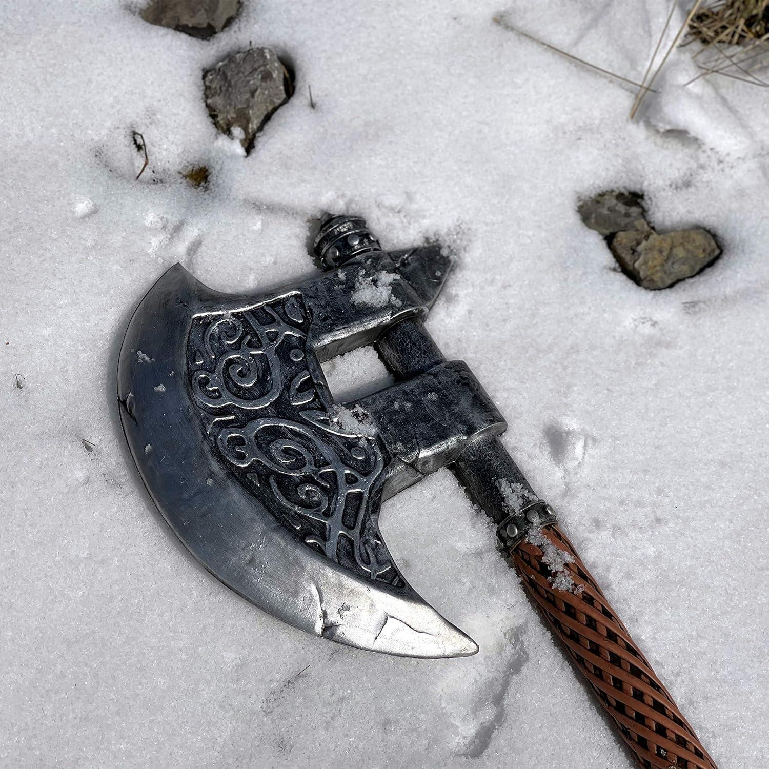 Hacha Vikinga LOOYAR Dragón 74.93 cm Juguete Disfraz