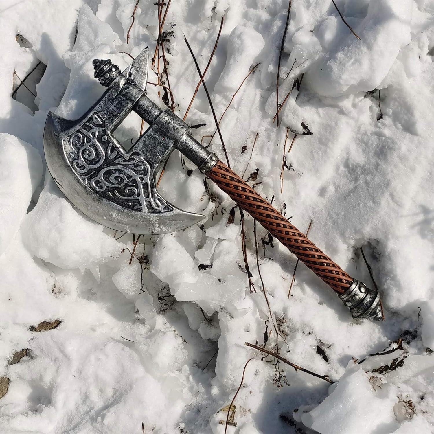 Hacha Vikinga LOOYAR Dragón 74.93 cm Juguete Disfraz