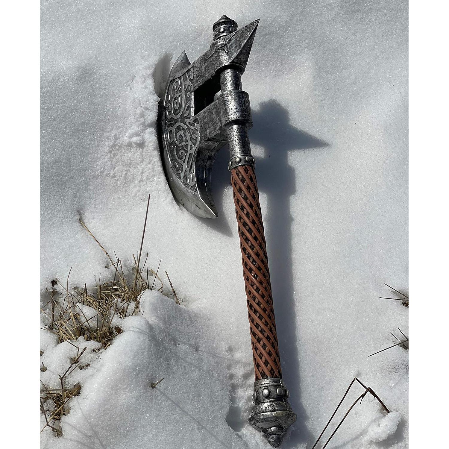 Hacha Vikinga LOOYAR Dragón 74.93 cm Juguete Disfraz