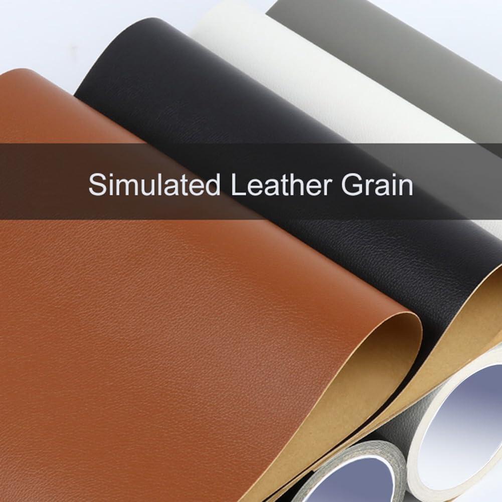 Parche de Reparación de Cuero Autoadhesivo SiiRo 30cm x 5m Marrón