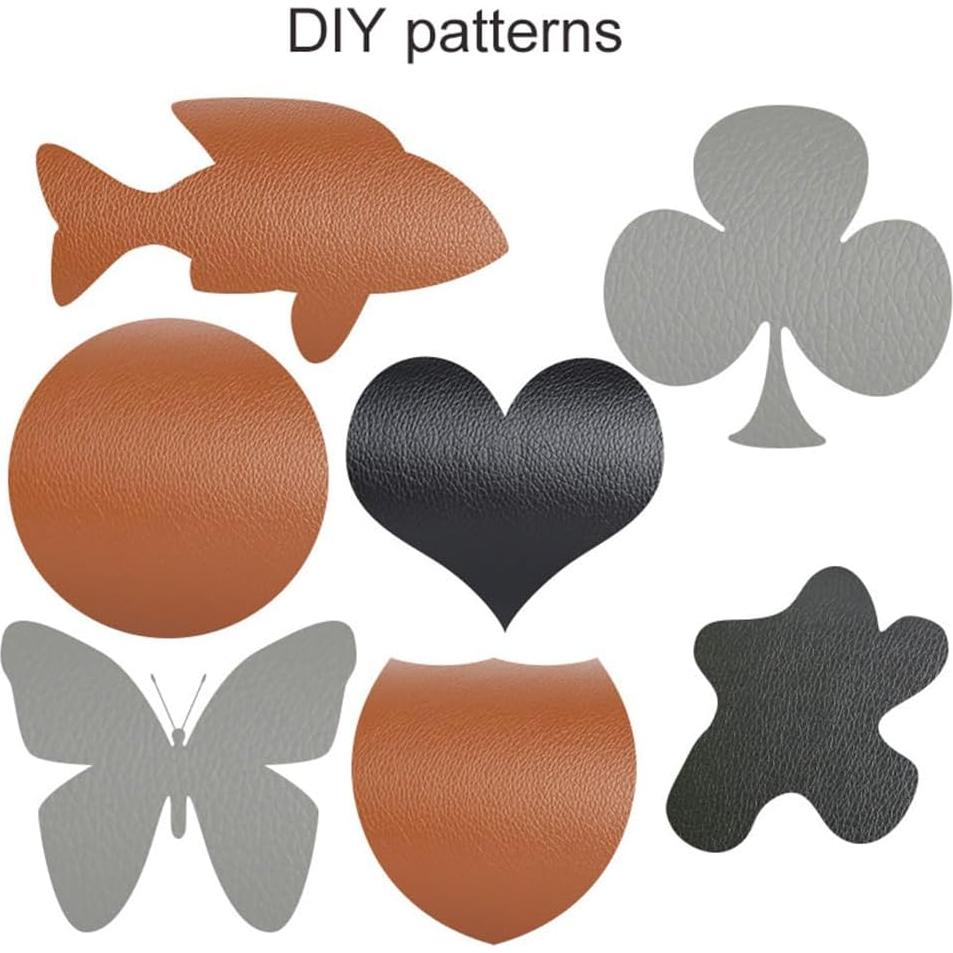 Parche de Reparación de Cuero Autoadhesivo SiiRo 30cm x 5m Marrón