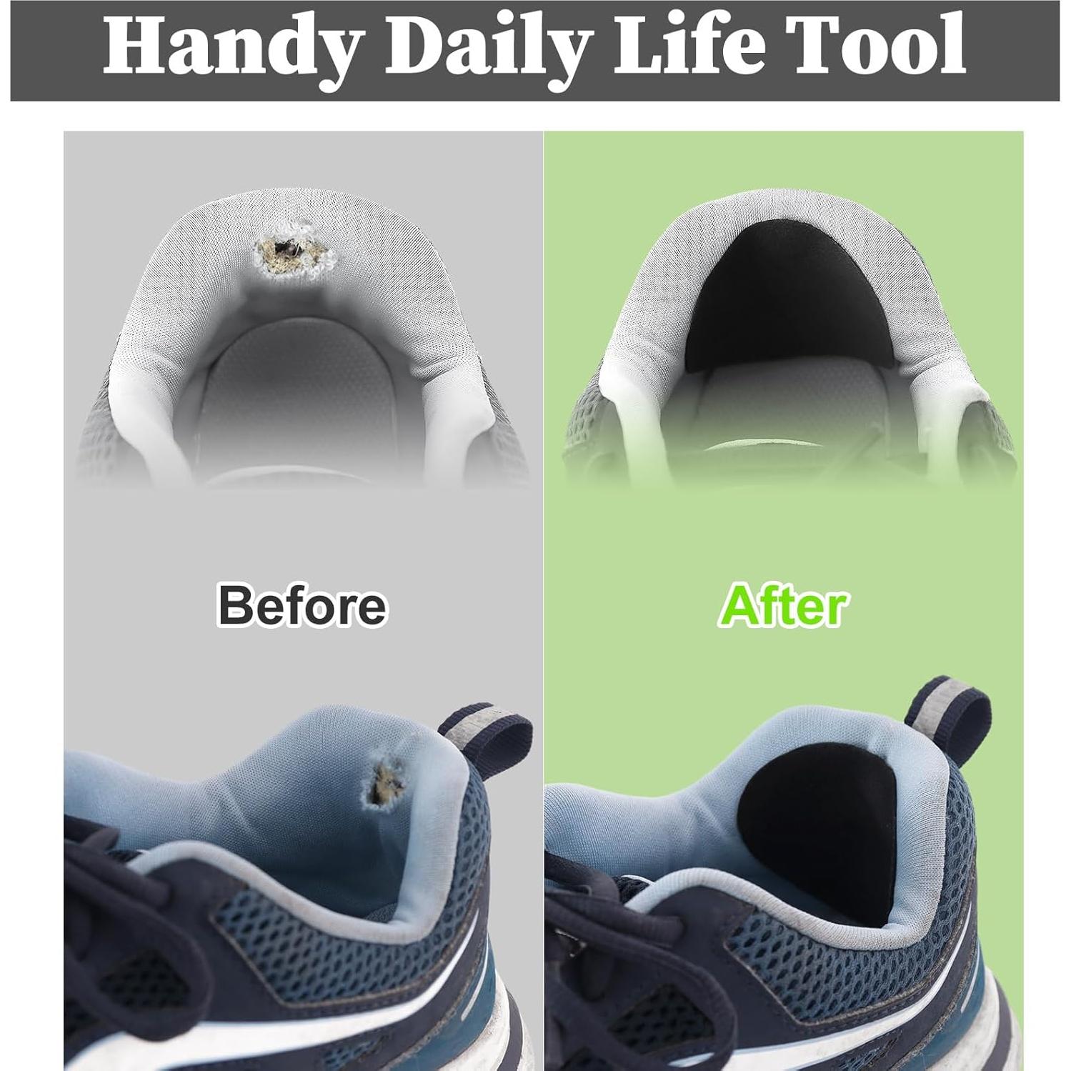 Parche Reparador para Tacones AIQINHU - 4 Pares Negro