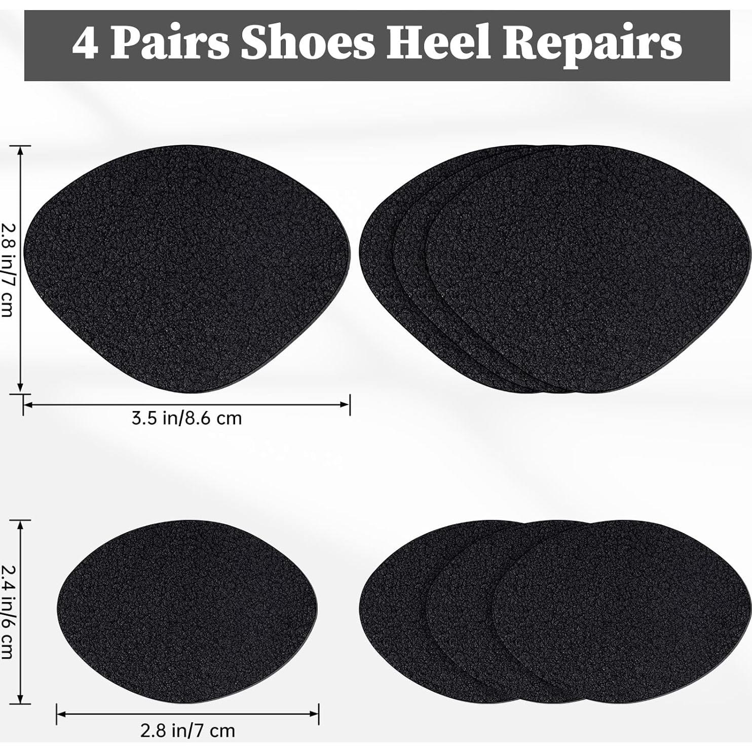 Parche Reparador para Tacones AIQINHU - 4 Pares Negro