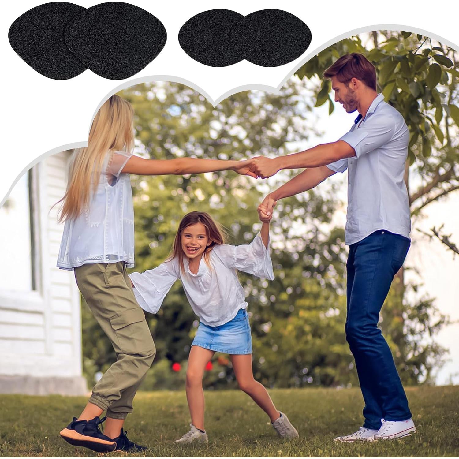 Parche Reparador para Tacones AIQINHU - 4 Pares Negro