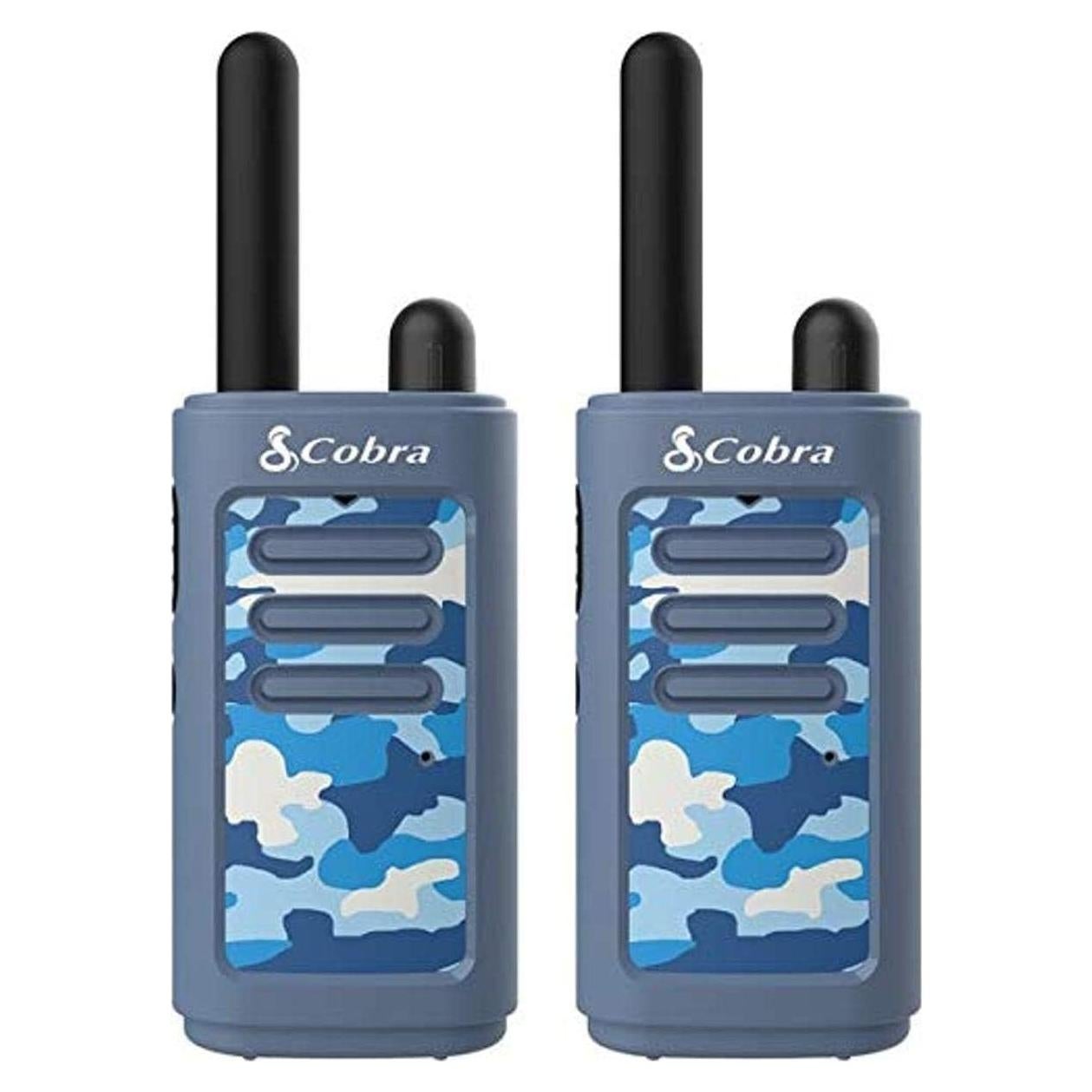 Walkie Talkies Cobra HE150B para Niños - 2 Canales, 25.75 km
