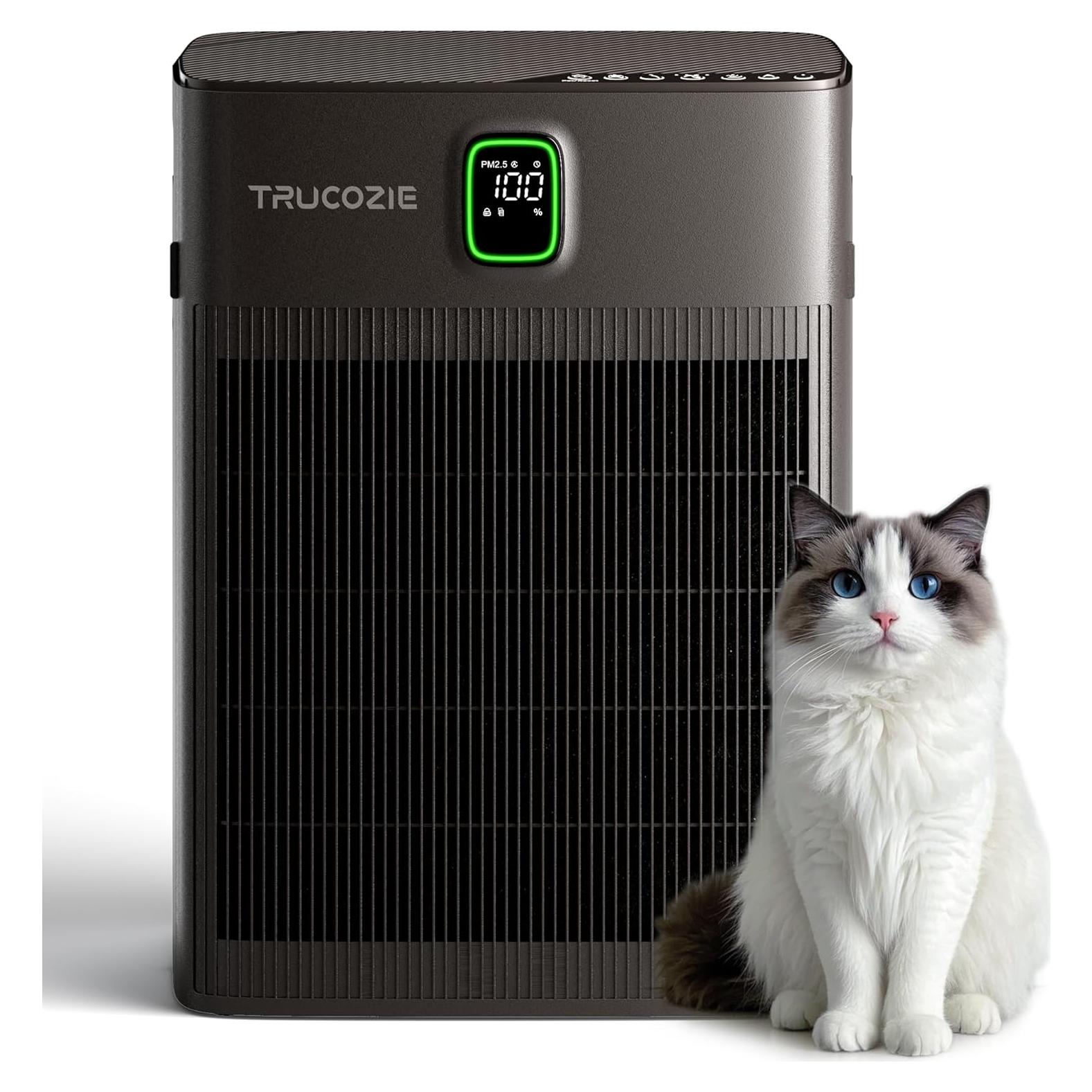 Purificador de Aire Trucozie T554 para Hogar 200 m² Filtro HEPA