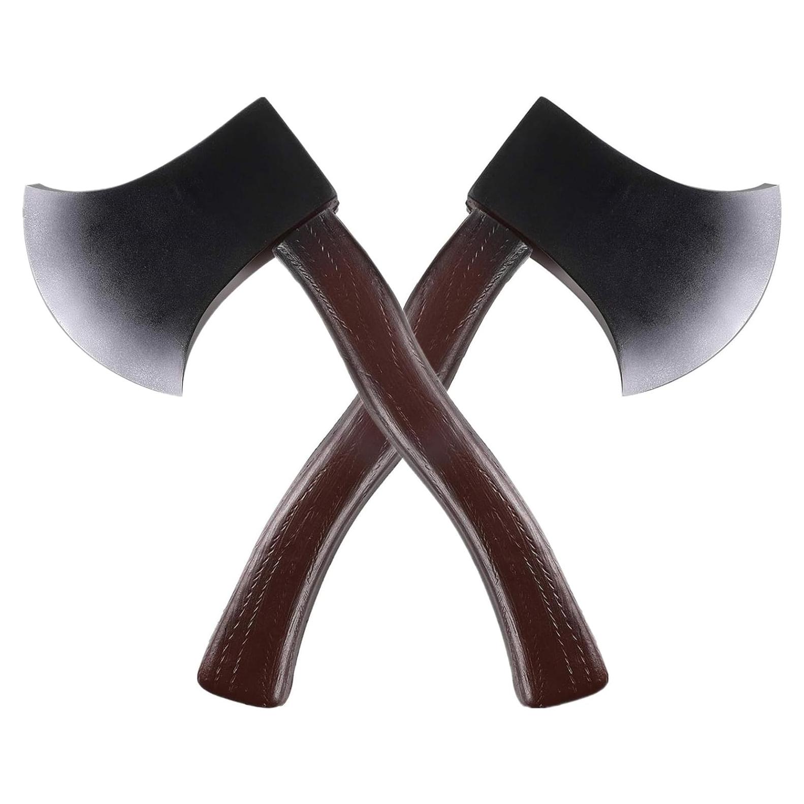 Hacha de Halloween 2 Pcs KIPETTO 30,48 cm Espuma Divertida