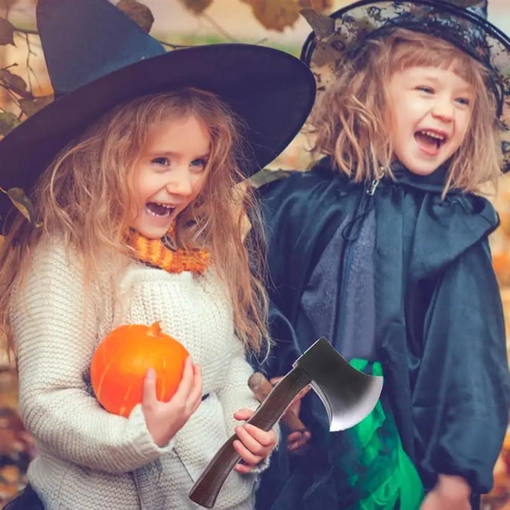 Hacha de Halloween 2 Pcs KIPETTO 30,48 cm Espuma Divertida