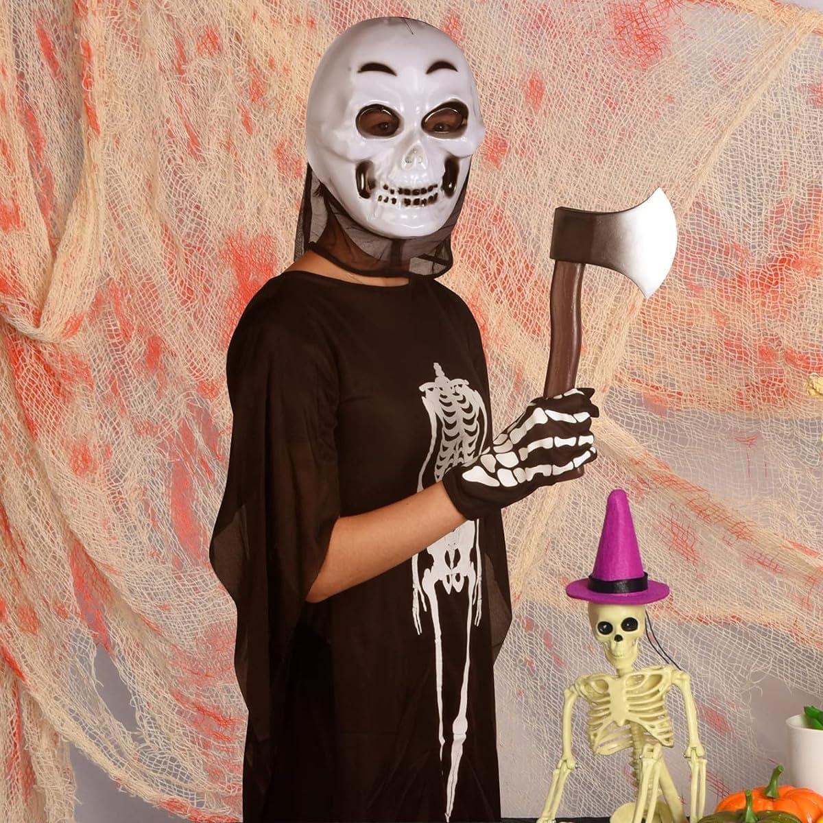 Hacha de Halloween 2 Pcs KIPETTO 30,48 cm Espuma Divertida