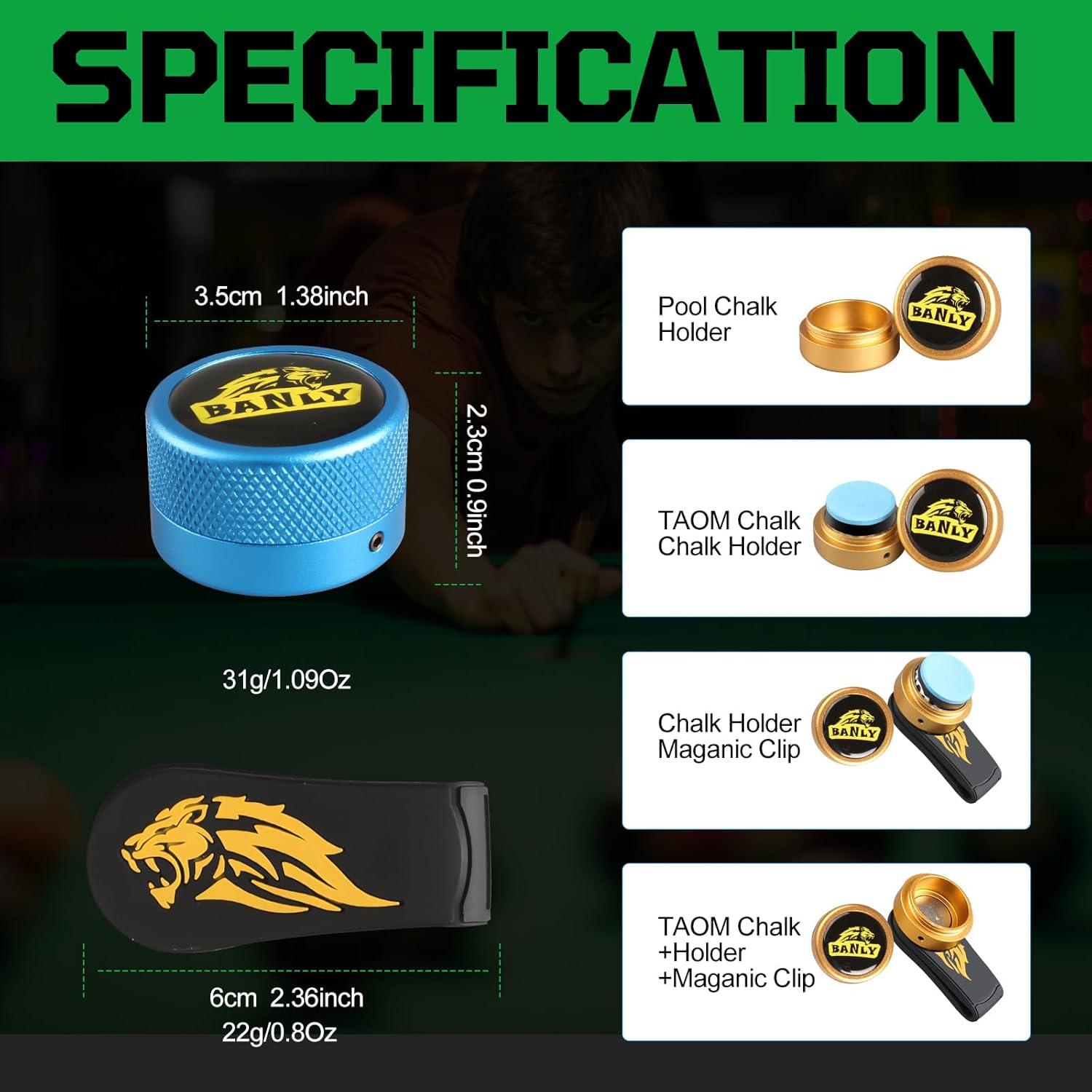 Soporte de Tiza Magnético Banly BH03 - Portátil Verde