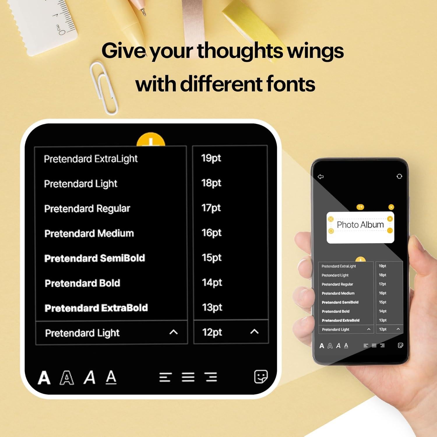 Etiquetadora KODAK ERA Bluetooth con 1 Rollo Adhesivo Blanca