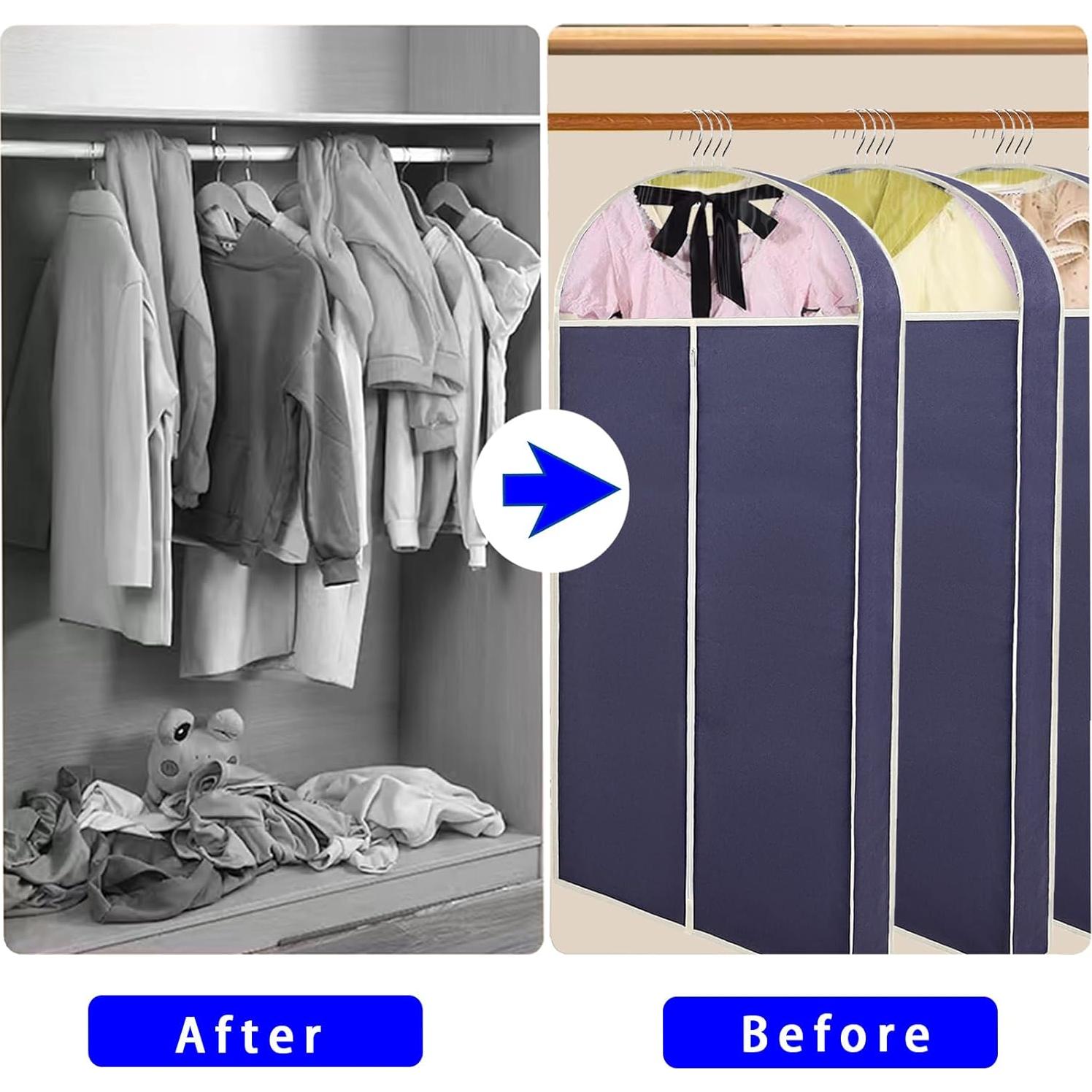 Bolsas para Ropa DYYHSDPU 60 cm - Paquete de 3, Almacenamiento